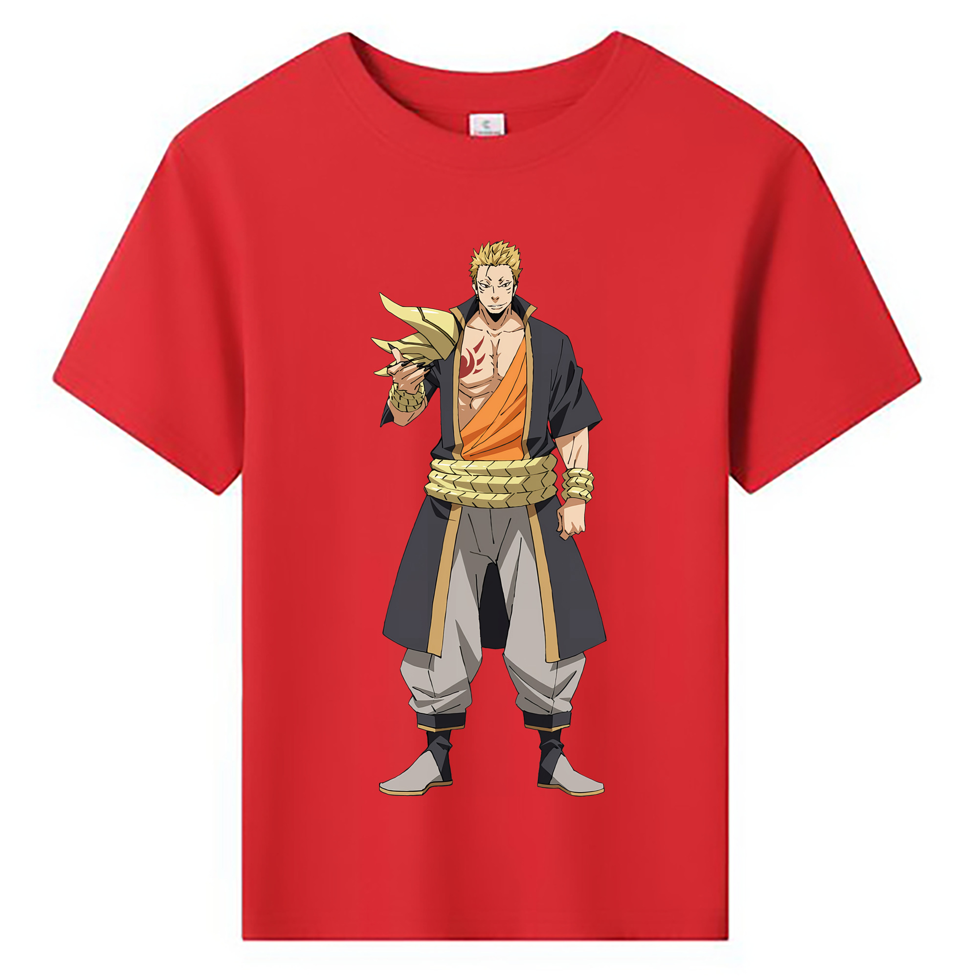 （画像用） 転スラ Regarding Reincarnated to Slime 綿100％キッズTシャツ（フロントプリント）