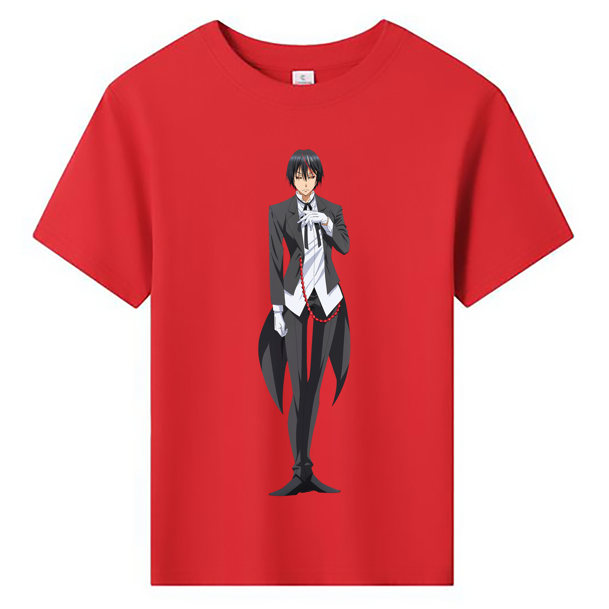 （画像用） 転スラ Regarding Reincarnated to Slime 綿100％キッズTシャツ（フロントプリント）