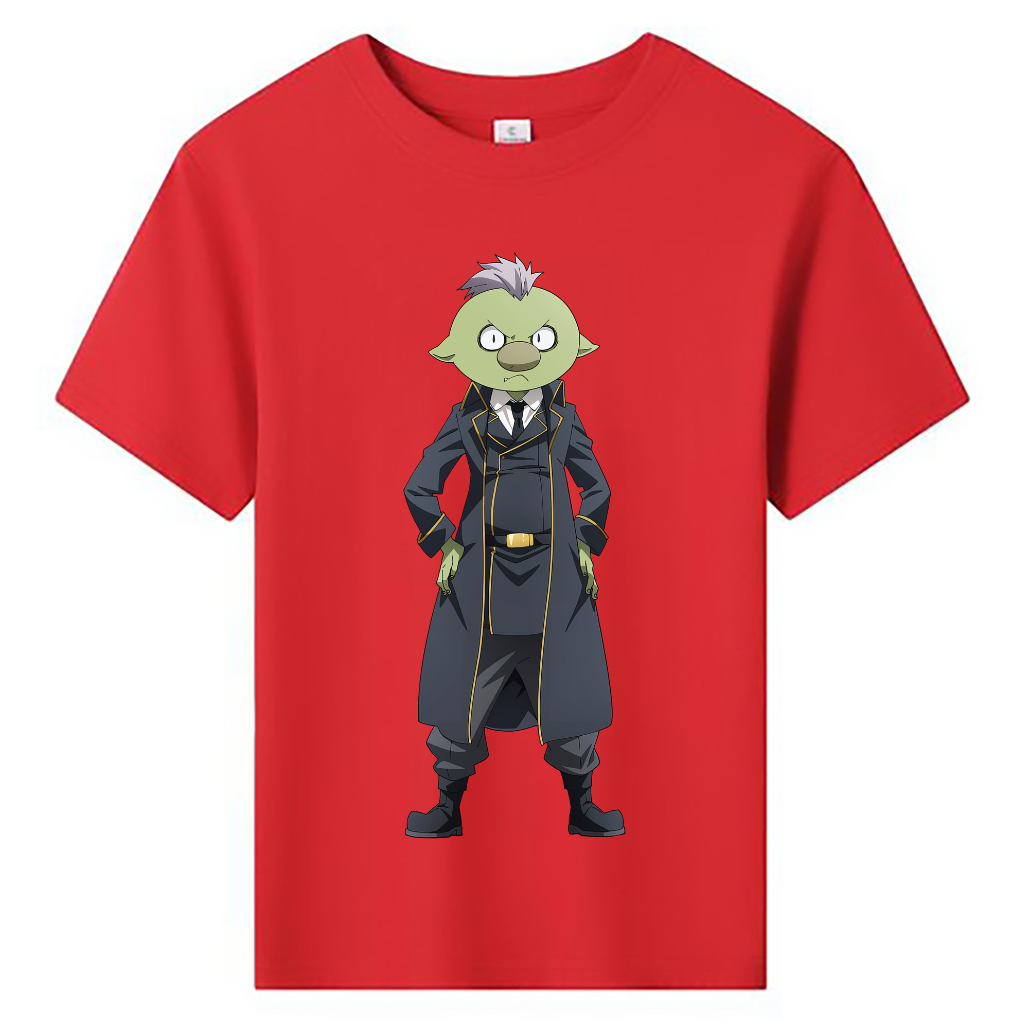 （画像用） 転スラ Regarding Reincarnated to Slime 綿100％キッズTシャツ（フロントプリント）