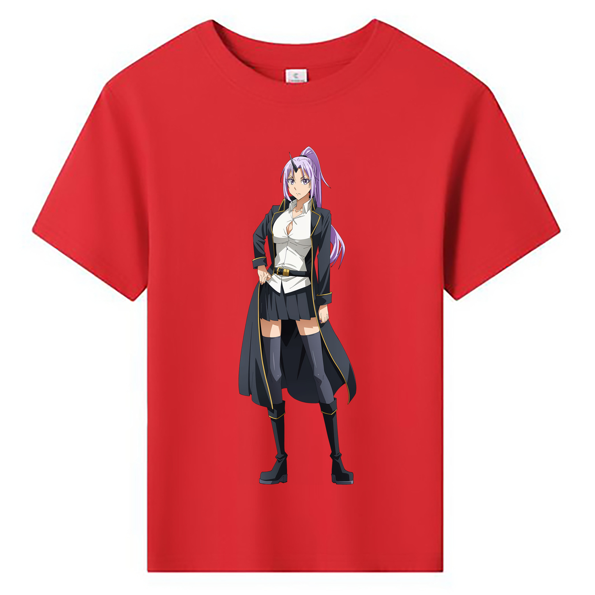 （画像用） 転スラ Regarding Reincarnated to Slime 綿100％キッズTシャツ（フロントプリント）