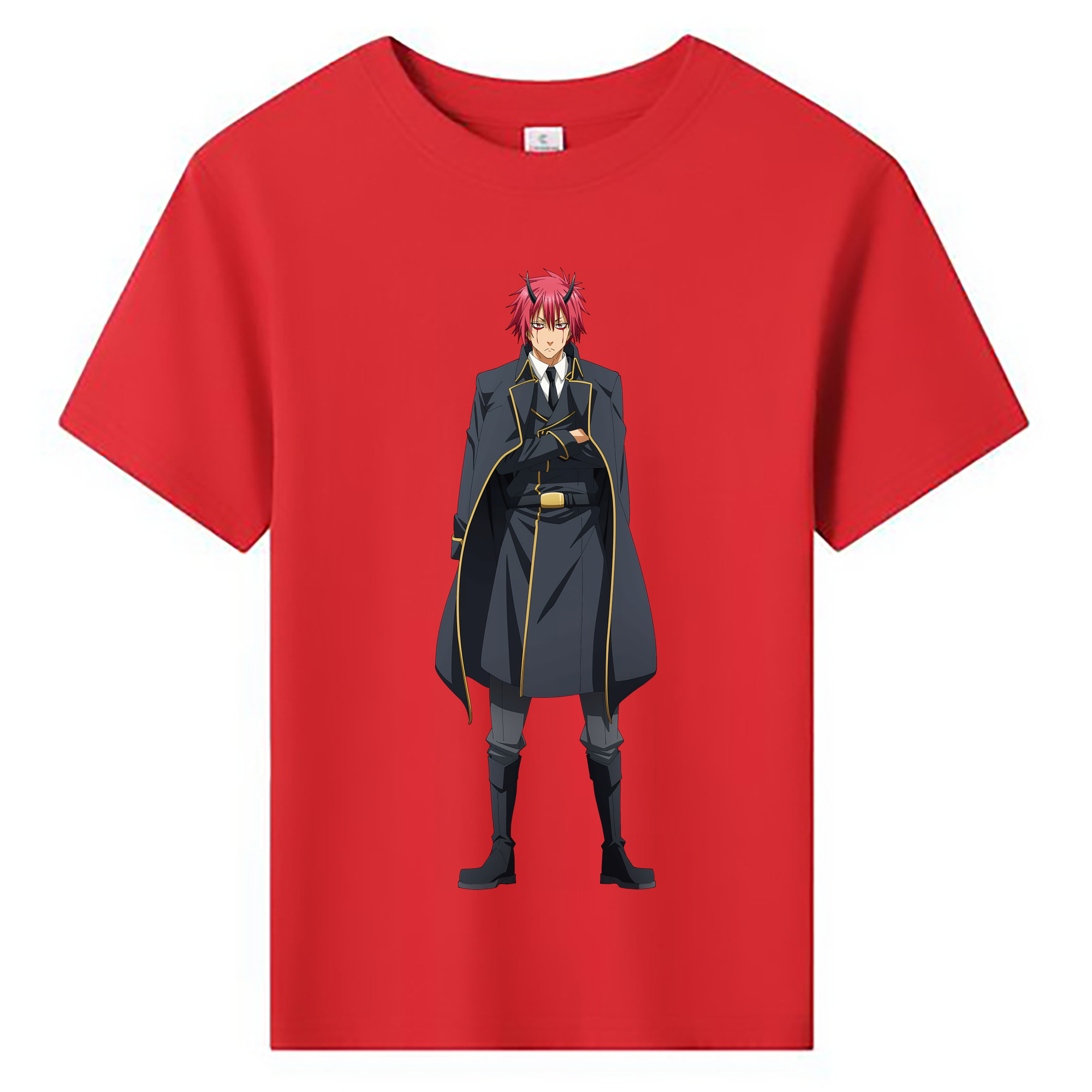 （画像用） 転スラ Regarding Reincarnated to Slime 綿100％キッズTシャツ（フロントプリント）