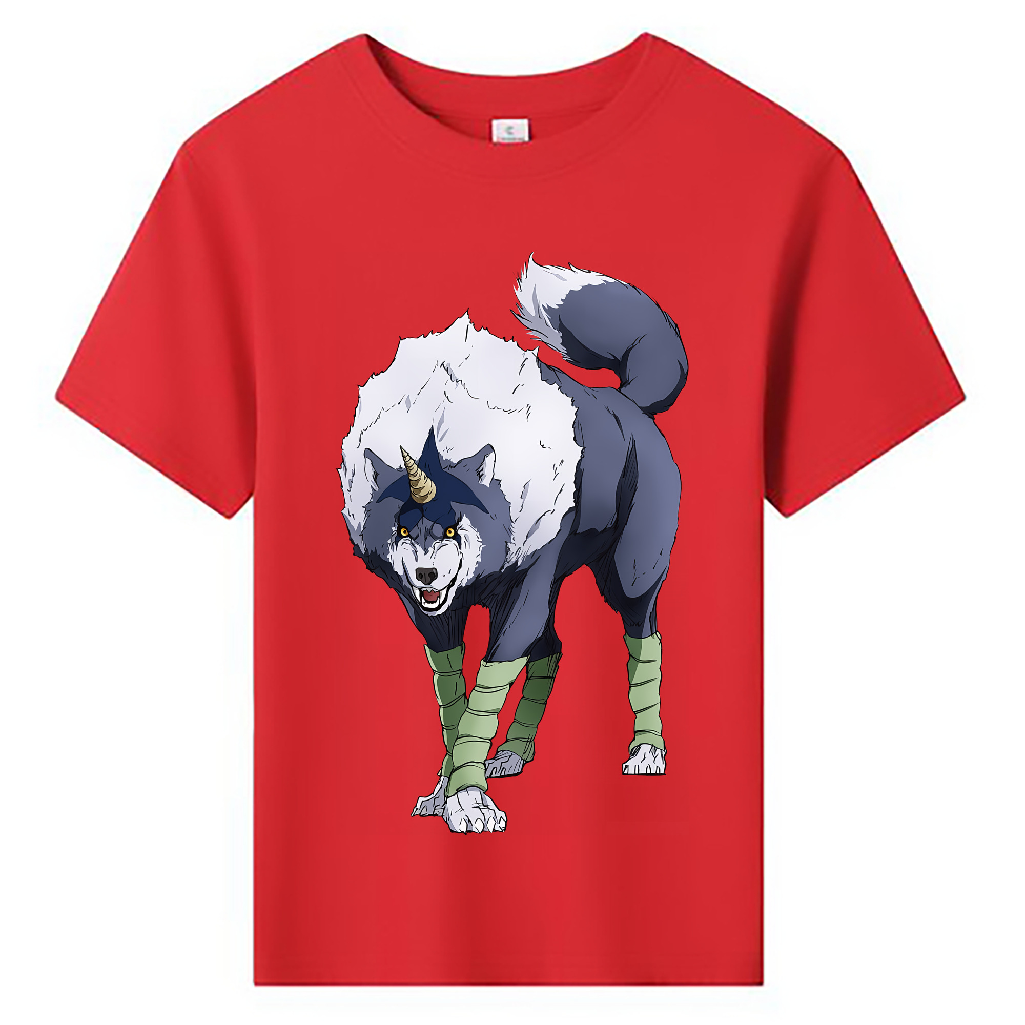 （画像用） 転スラ Regarding Reincarnated to Slime 綿100％キッズTシャツ（フロントプリント）