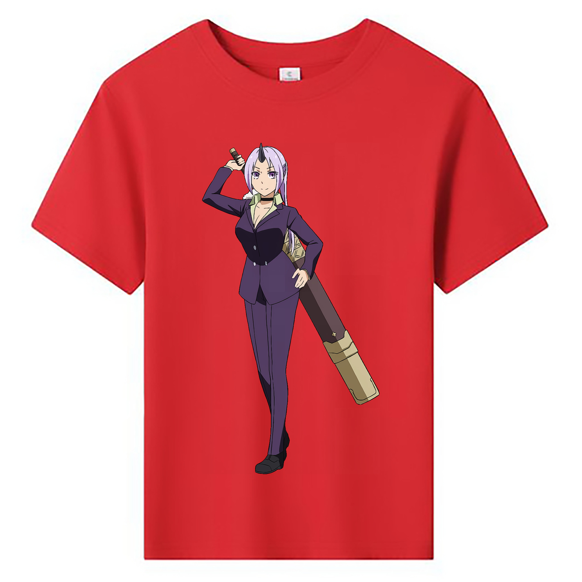 （画像用） 転スラ Regarding Reincarnated to Slime 綿100％キッズTシャツ（フロントプリント）