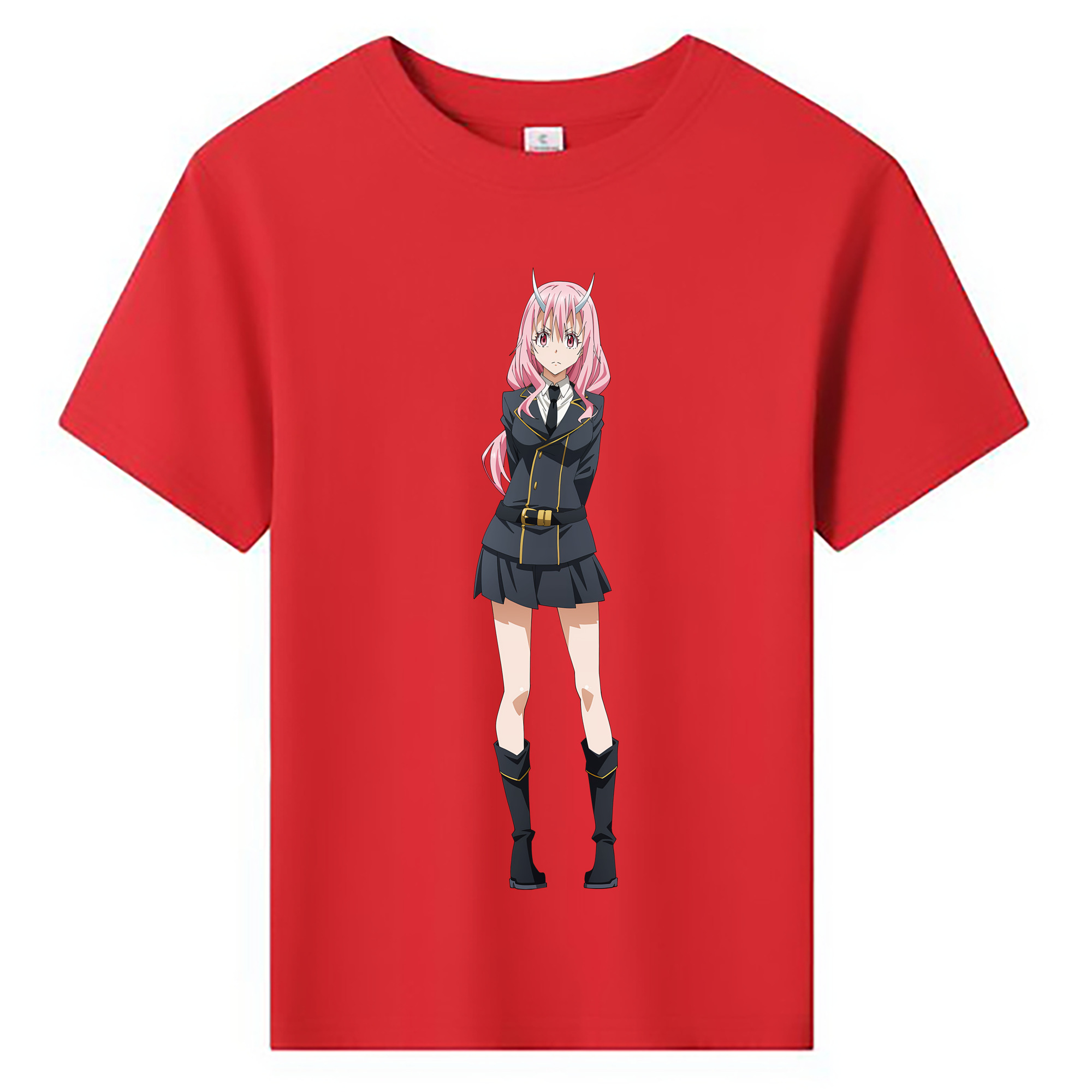 （画像用） 転スラ Regarding Reincarnated to Slime 綿100％キッズTシャツ（フロントプリント）