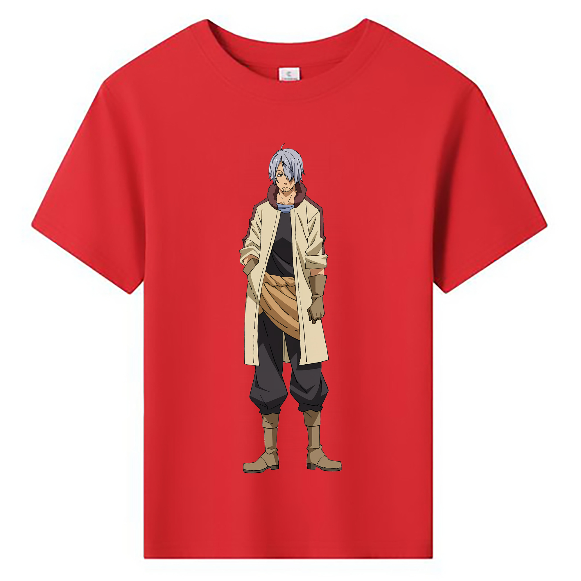 （画像用） 転スラ Regarding Reincarnated to Slime 綿100％キッズTシャツ（フロントプリント）