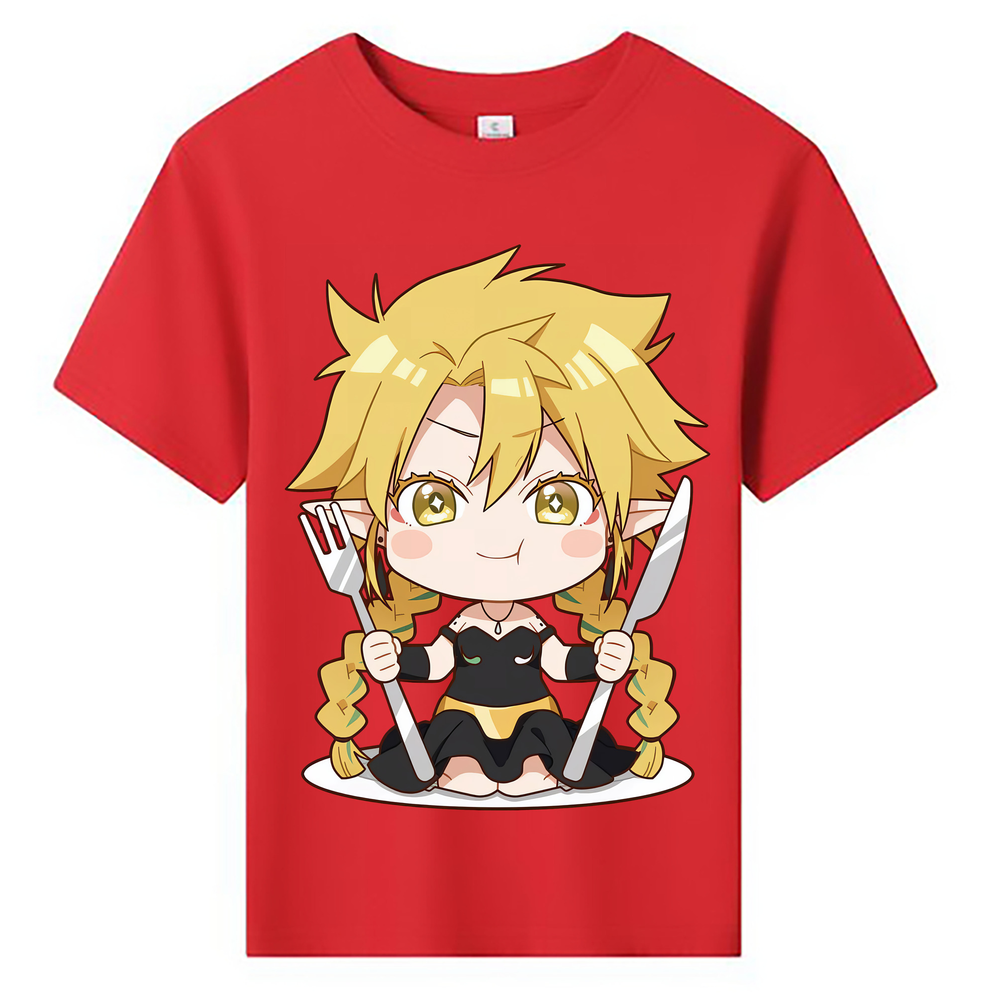 （画像用） 転スラ Regarding Reincarnated to Slime 綿100％キッズTシャツ（フロントプリント）