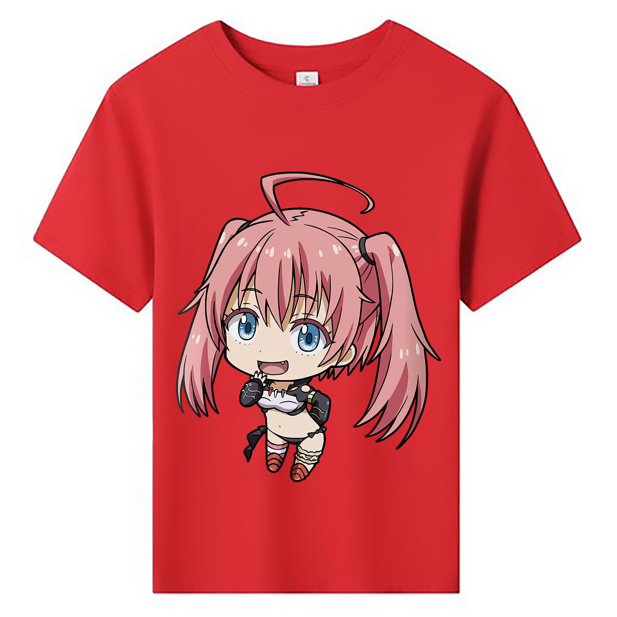 （画像用） 転スラ Regarding Reincarnated to Slime 綿100％キッズTシャツ（フロントプリント）