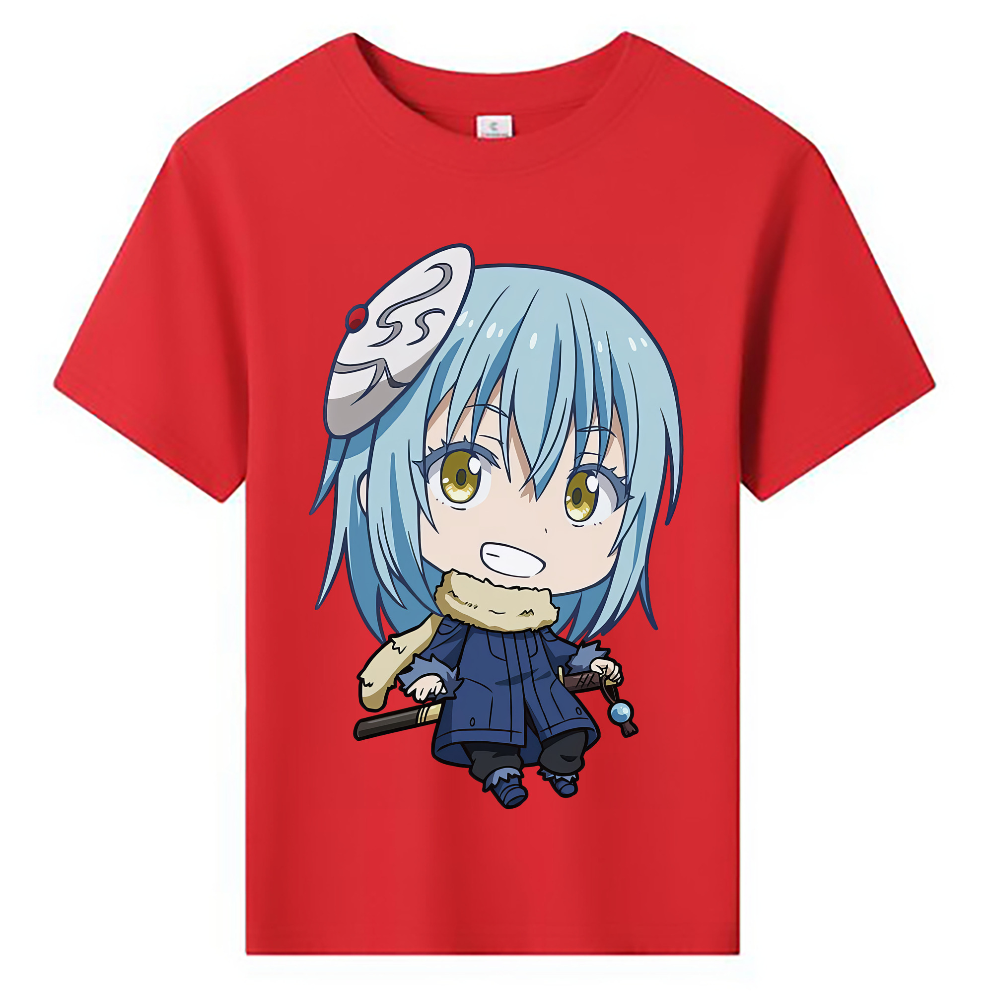 （画像用） 転スラ Regarding Reincarnated to Slime 綿100％キッズTシャツ（フロントプリント）