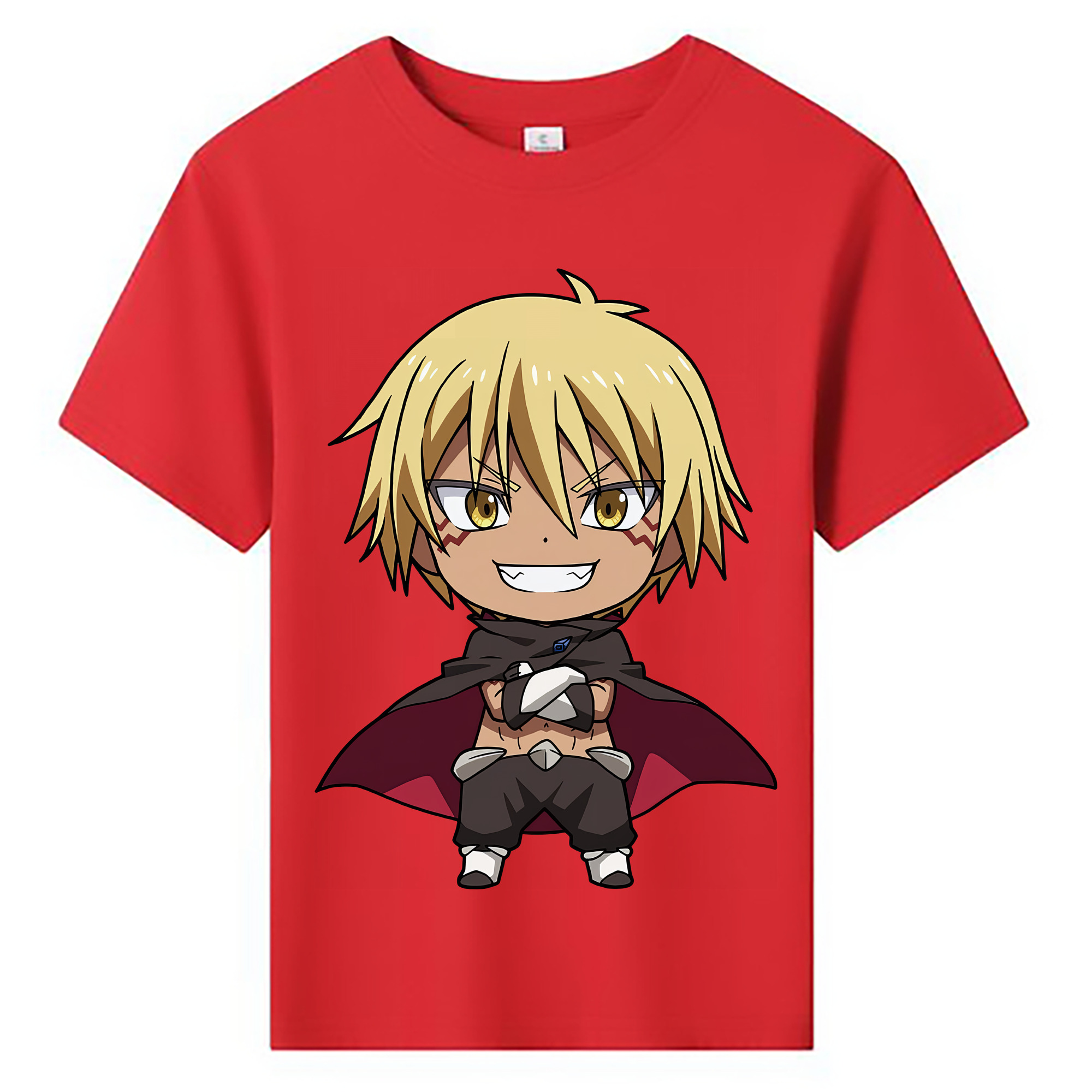 （画像用） 転スラ Regarding Reincarnated to Slime 綿100％キッズTシャツ（フロントプリント）