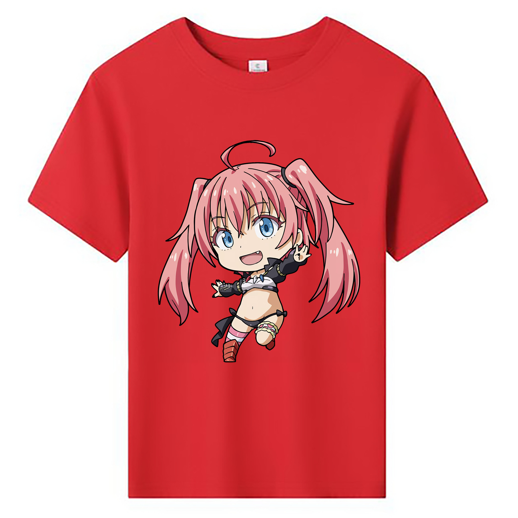 （画像用） 転スラ Regarding Reincarnated to Slime 綿100％キッズTシャツ（フロントプリント）