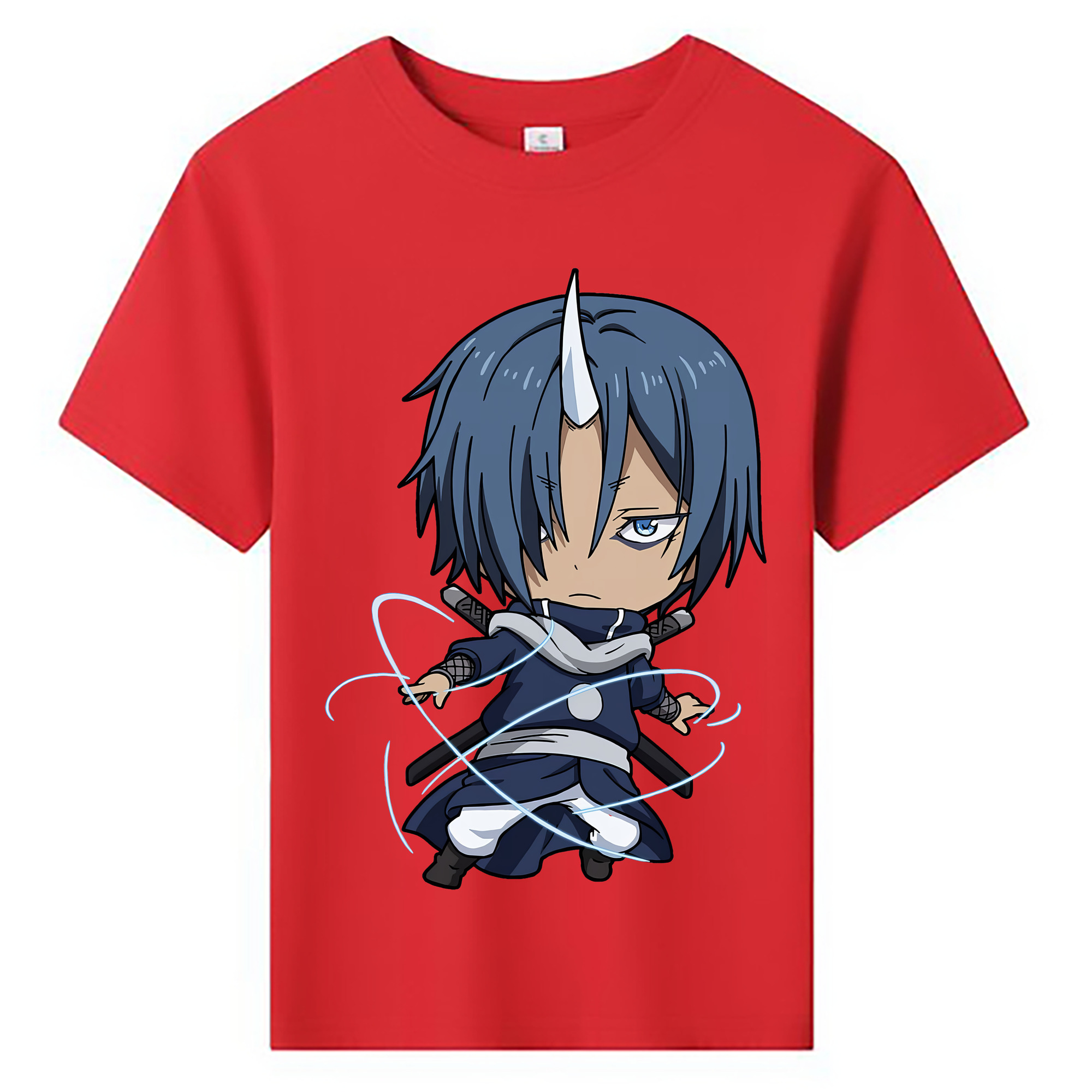 （画像用） 転スラ Regarding Reincarnated to Slime 綿100％キッズTシャツ（フロントプリント）