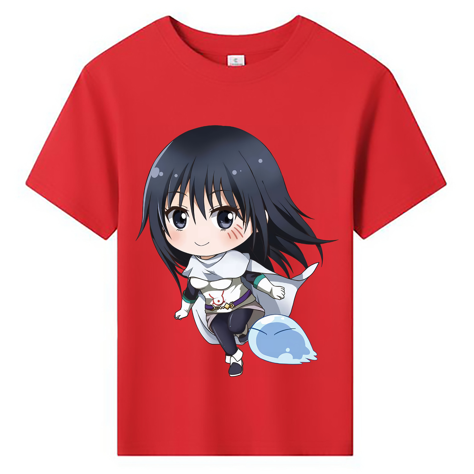 （画像用） 転スラ Regarding Reincarnated to Slime 綿100％キッズTシャツ（フロントプリント）