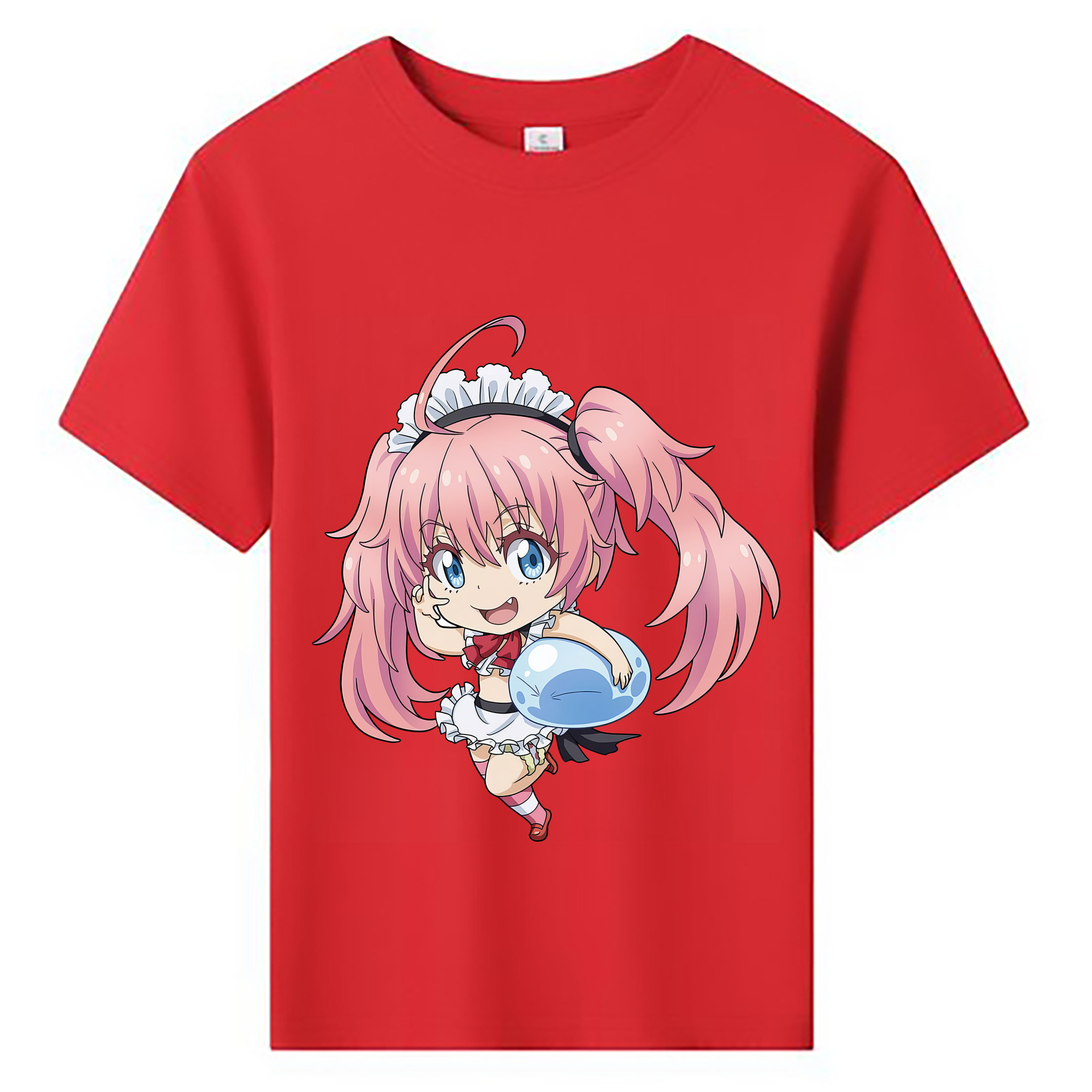（画像用） 転スラ Regarding Reincarnated to Slime 綿100％キッズTシャツ（フロントプリント）