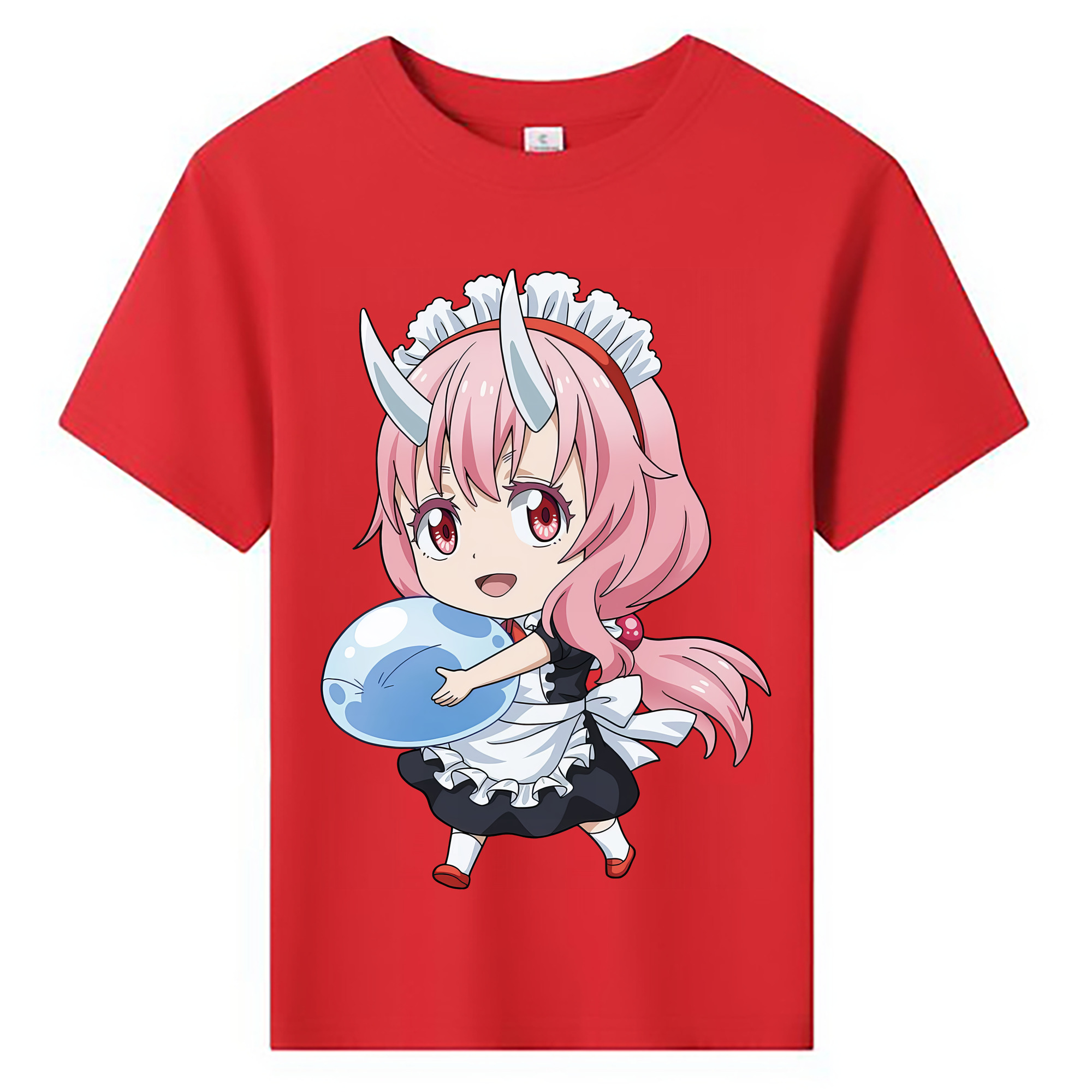 （画像用） 転スラ Regarding Reincarnated to Slime 綿100％キッズTシャツ（フロントプリント）