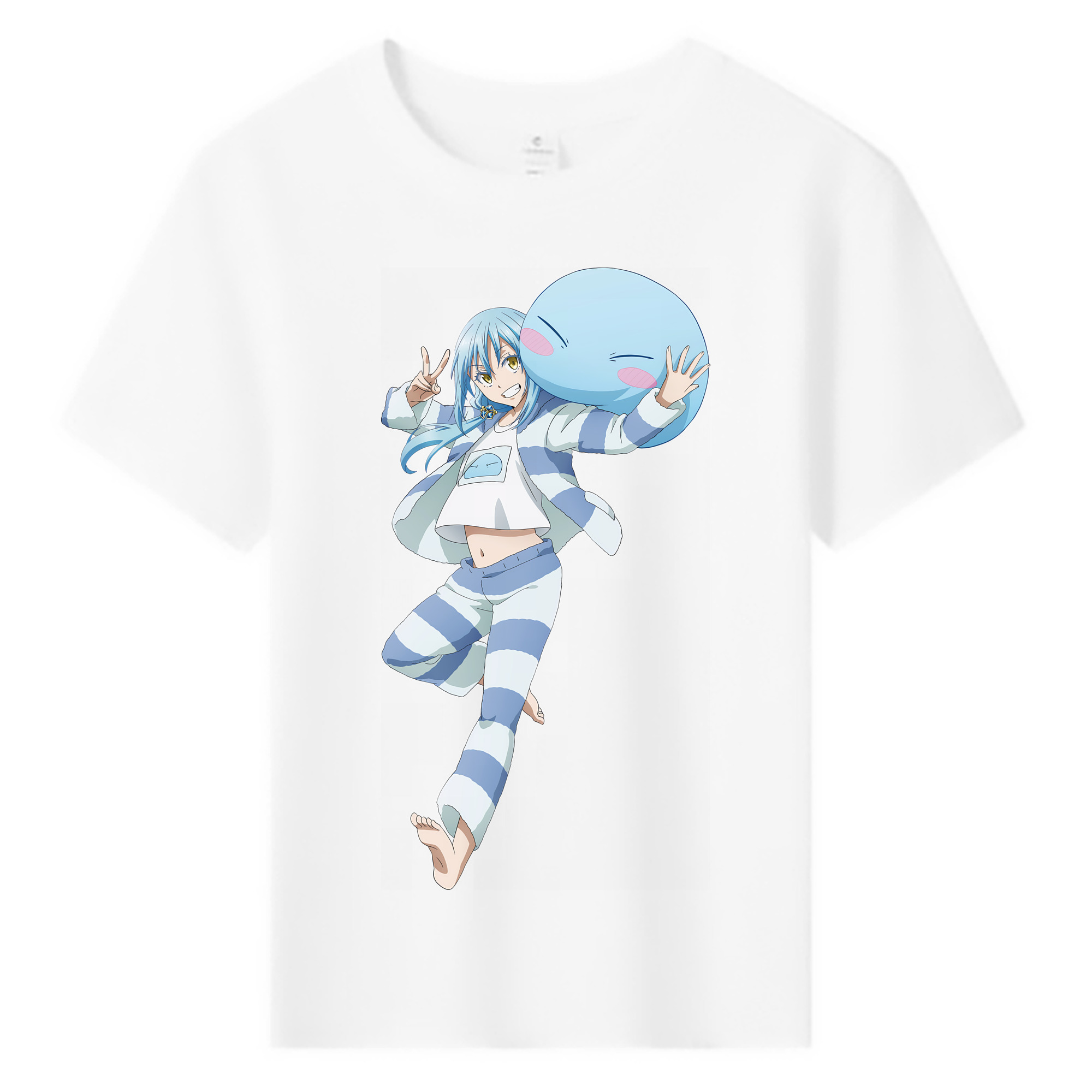 （画像用） 転スラ Regarding Reincarnated to Slime 綿100％キッズTシャツ（フロントプリント）