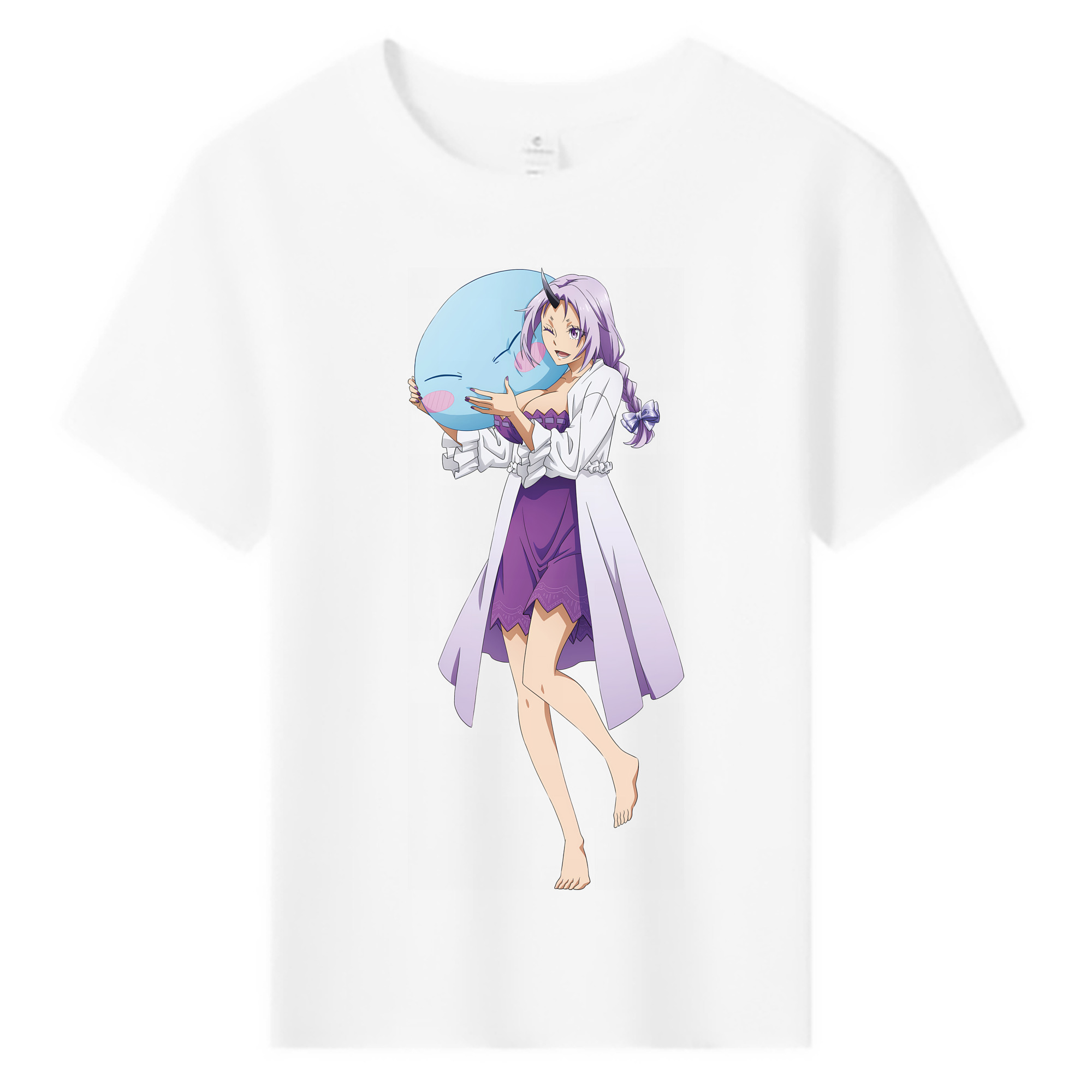 （画像用） 転スラ Regarding Reincarnated to Slime 綿100％キッズTシャツ（フロントプリント）
