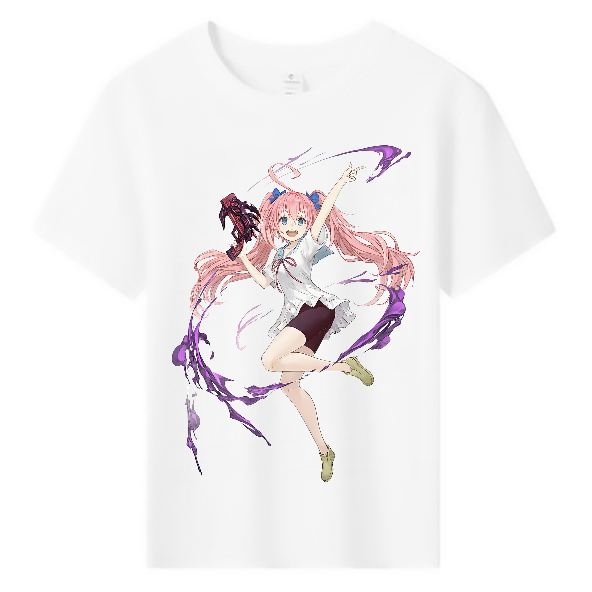 （画像用） 転スラ Regarding Reincarnated to Slime 綿100％キッズTシャツ（フロントプリント）