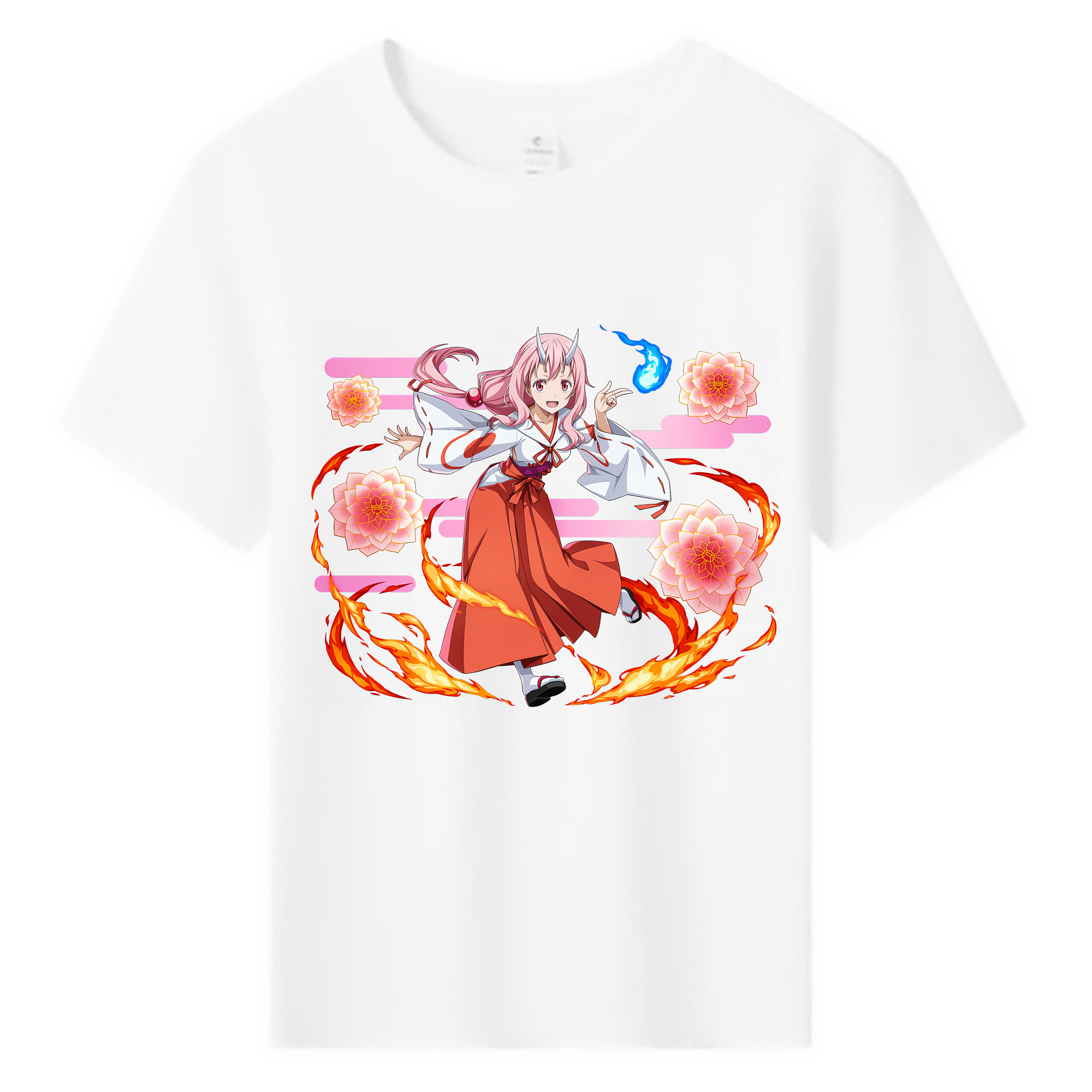 （画像用） 転スラ Regarding Reincarnated to Slime 綿100％キッズTシャツ（フロントプリント）