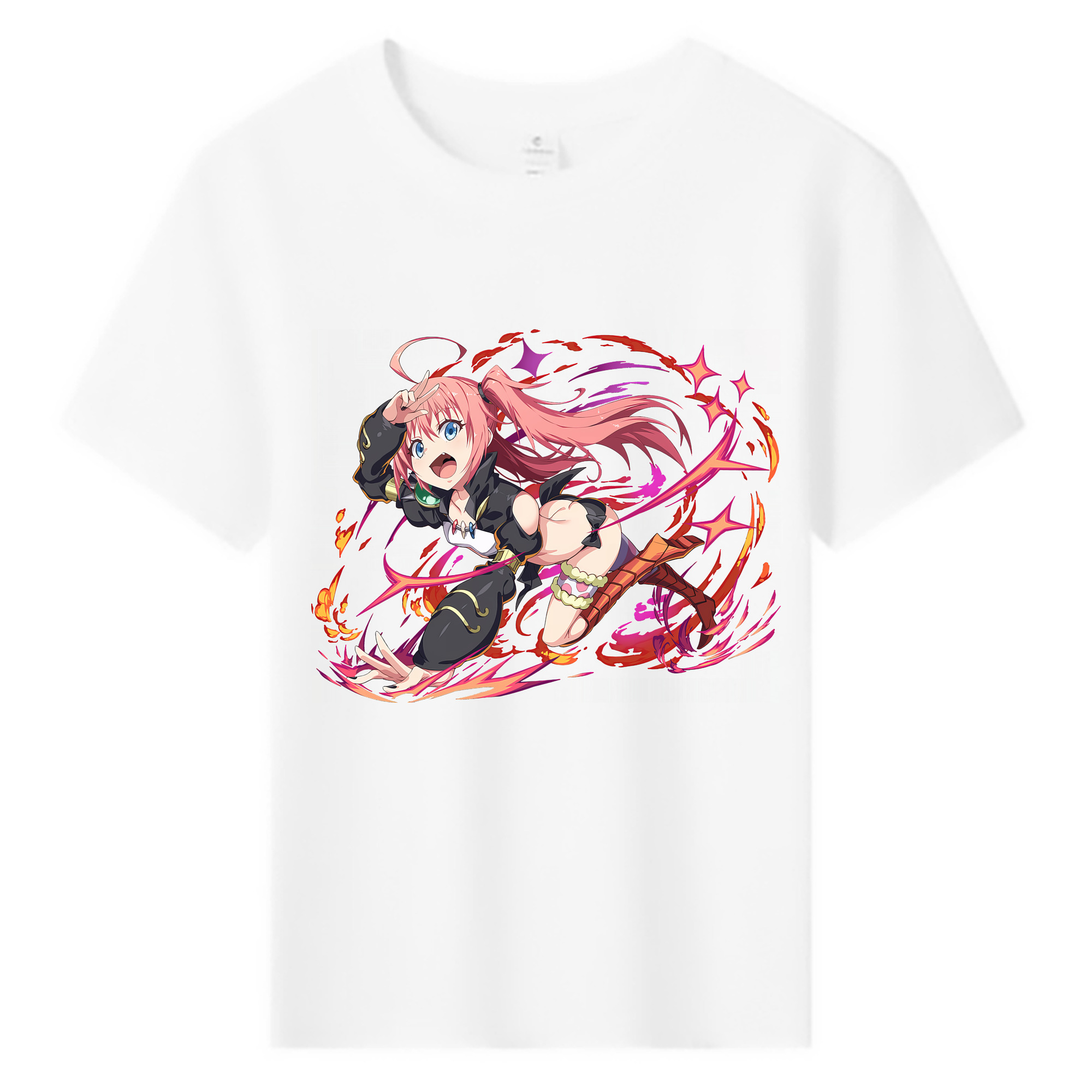 （画像用） 転スラ Regarding Reincarnated to Slime 綿100％キッズTシャツ（フロントプリント）