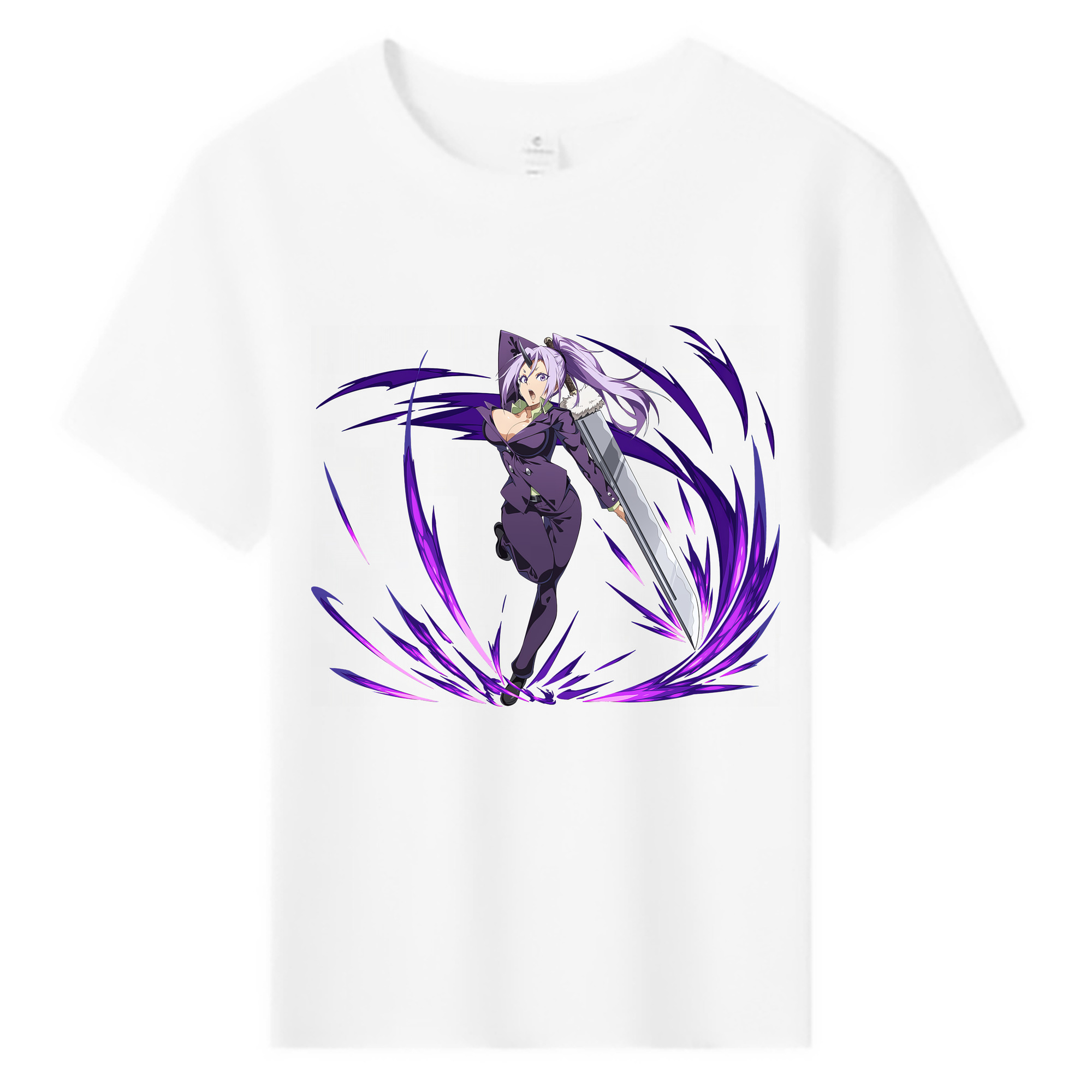 （画像用） 転スラ Regarding Reincarnated to Slime 綿100％キッズTシャツ（フロントプリント）