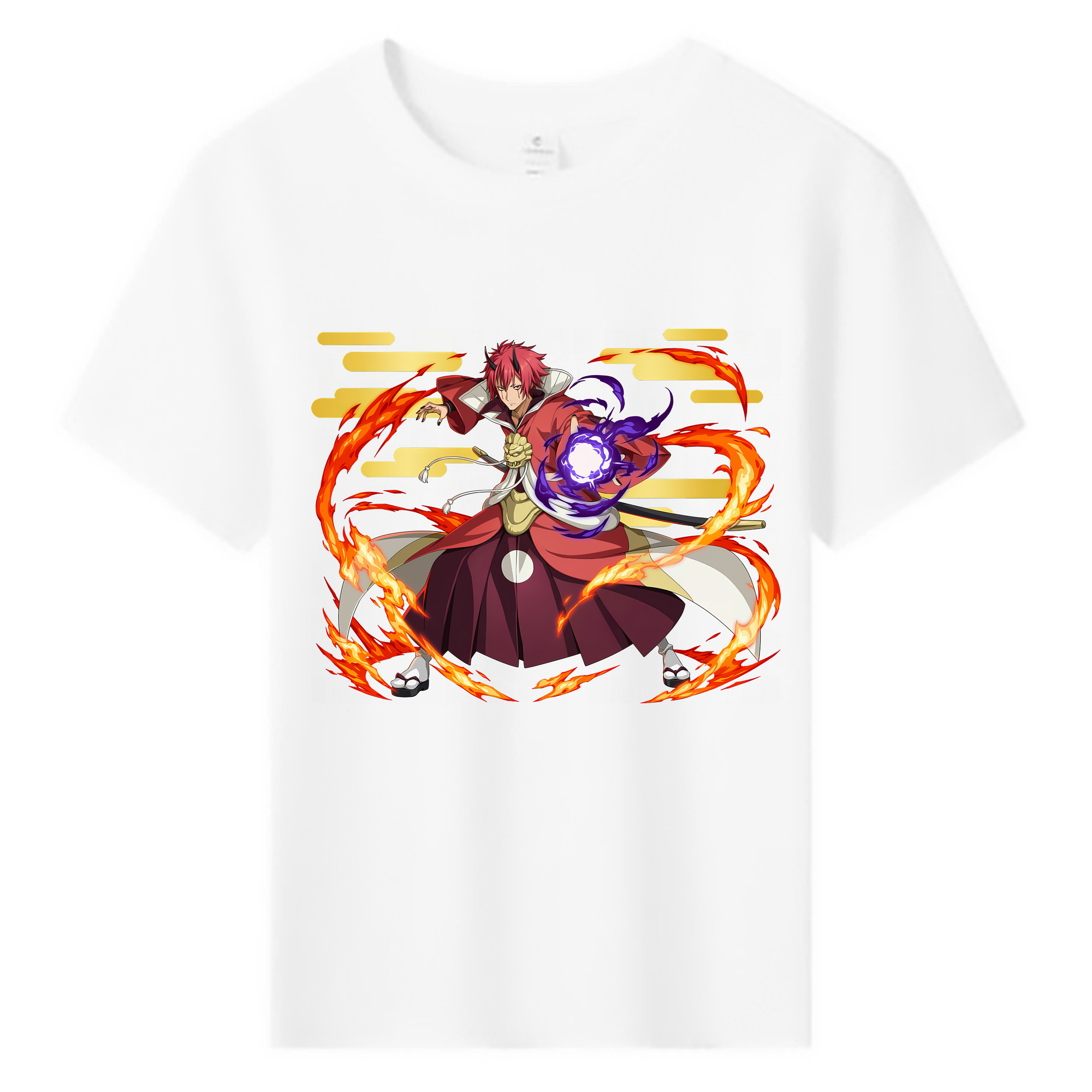 （画像用） 転スラ Regarding Reincarnated to Slime 綿100％キッズTシャツ（フロントプリント）