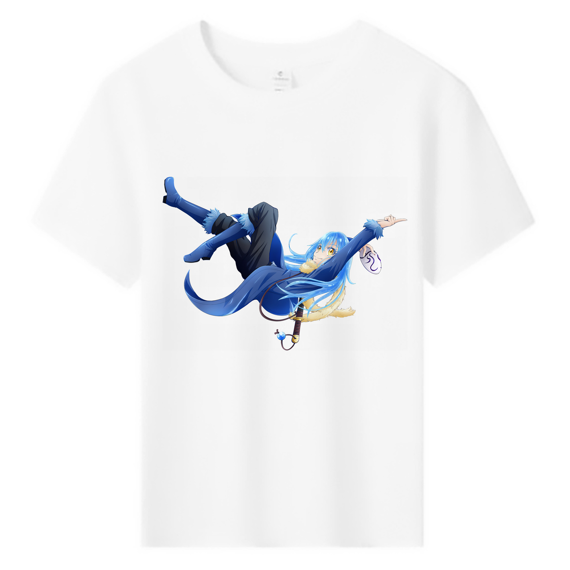 （画像用） 転スラ Regarding Reincarnated to Slime 綿100％キッズTシャツ（フロントプリント）