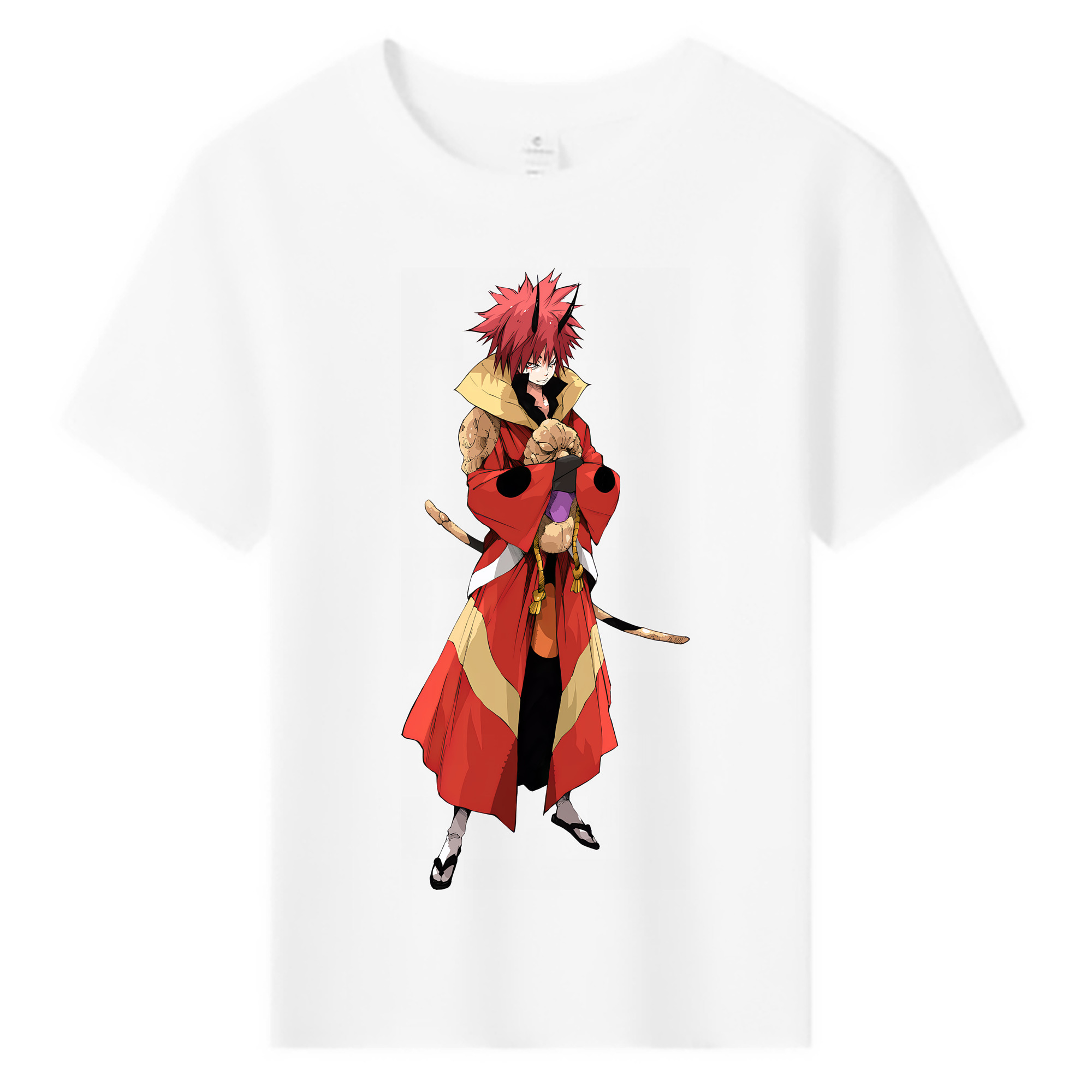 （画像用） 転スラ Regarding Reincarnated to Slime 綿100％キッズTシャツ（フロントプリント）