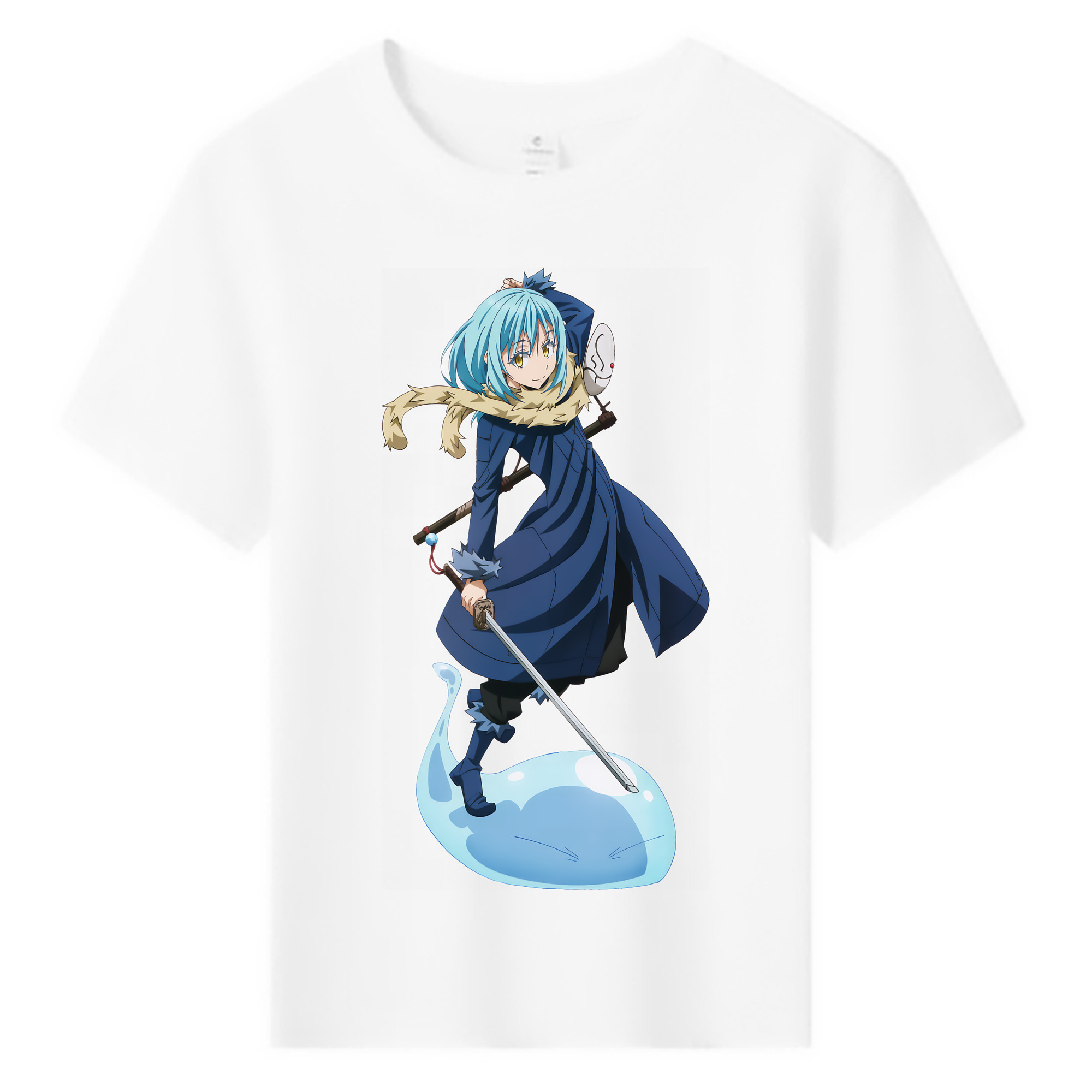 （画像用） 転スラ Regarding Reincarnated to Slime 綿100％キッズTシャツ（フロントプリント）