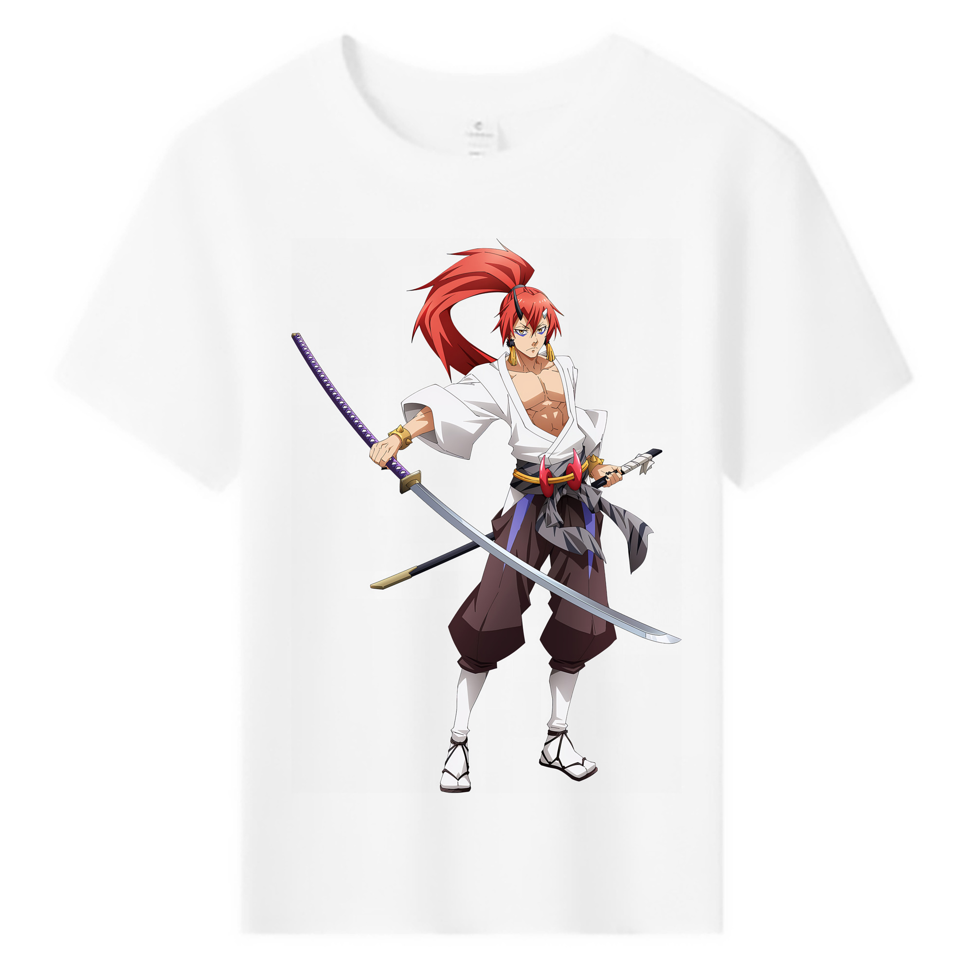 （画像用） 転スラ Regarding Reincarnated to Slime 綿100％キッズTシャツ（フロントプリント）