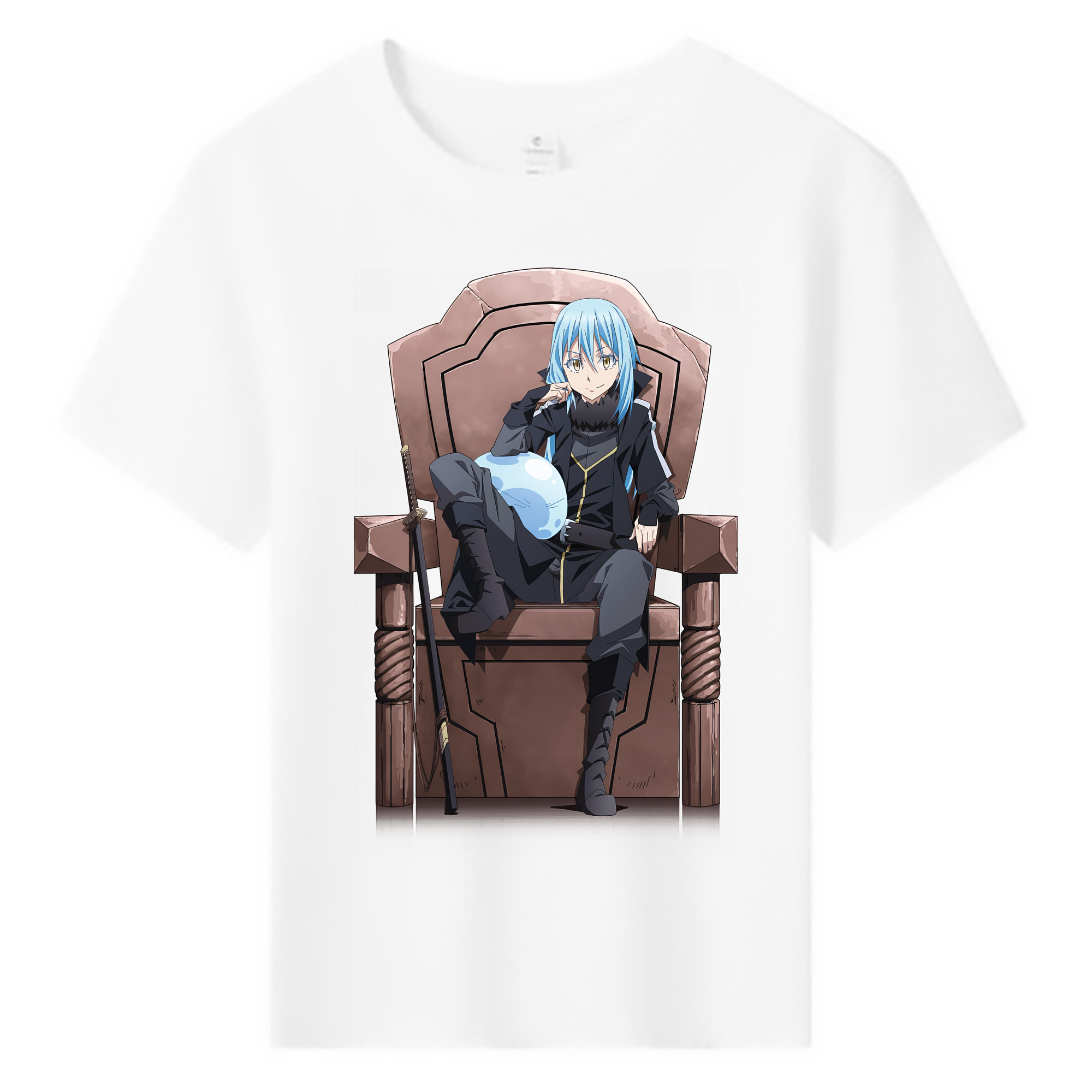 （画像用） 転スラ Regarding Reincarnated to Slime 綿100％キッズTシャツ（フロントプリント）