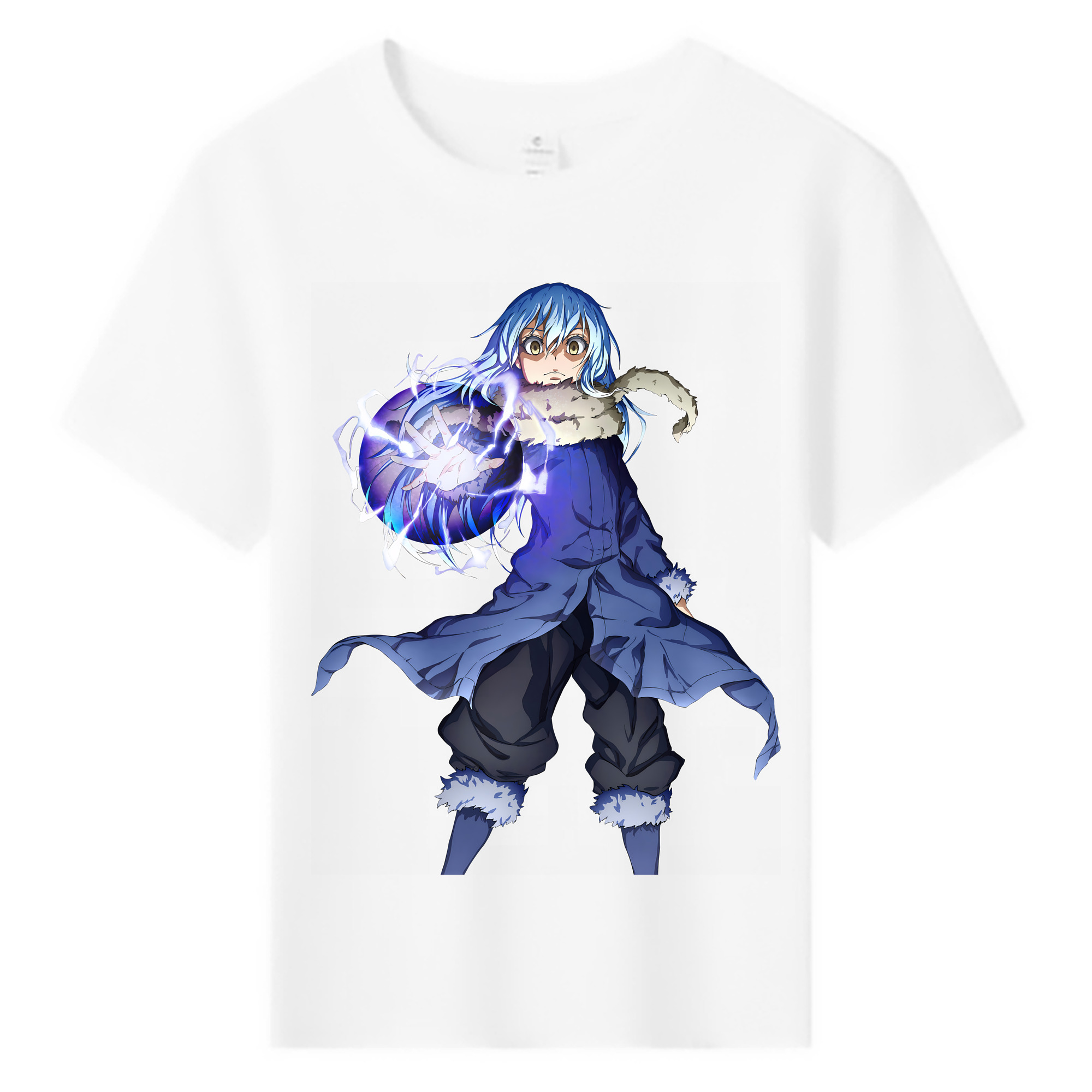 （画像用） 転スラ Regarding Reincarnated to Slime 綿100％キッズTシャツ（フロントプリント）