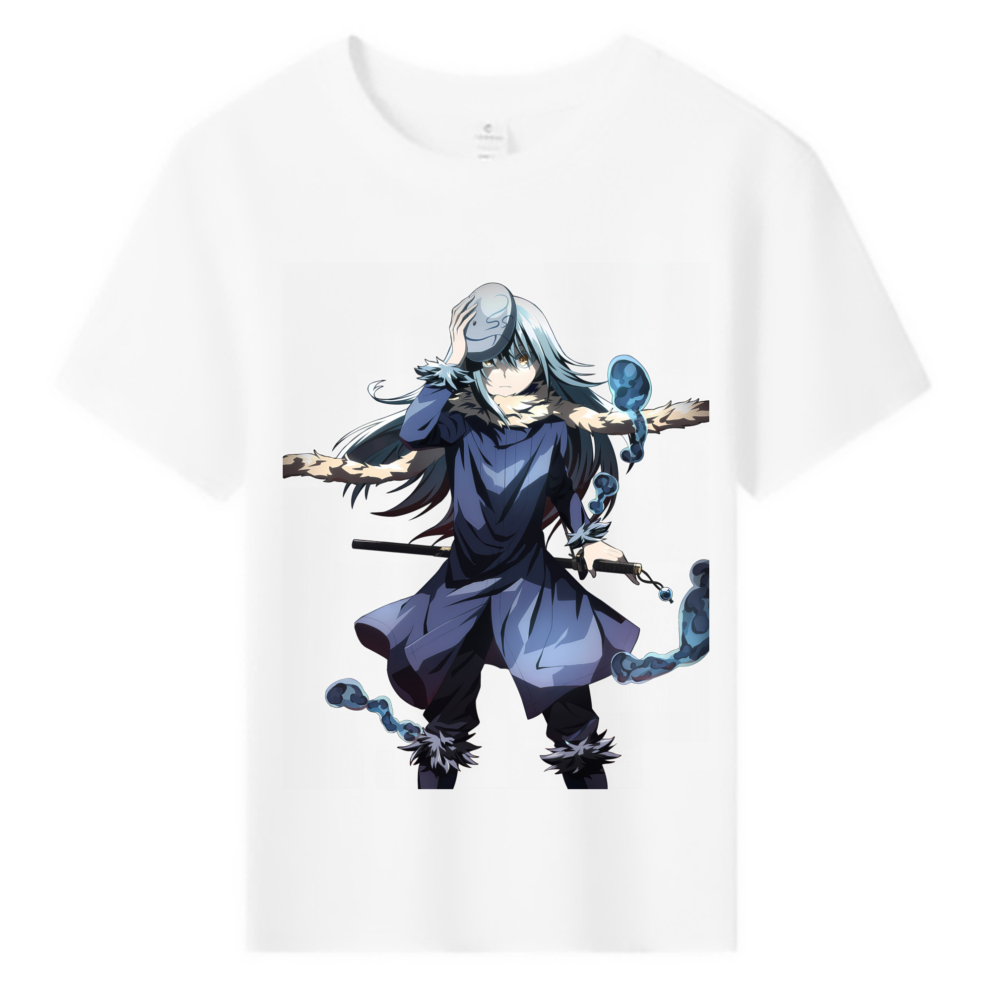 （画像用） 転スラ Regarding Reincarnated to Slime 綿100％キッズTシャツ（フロントプリント）