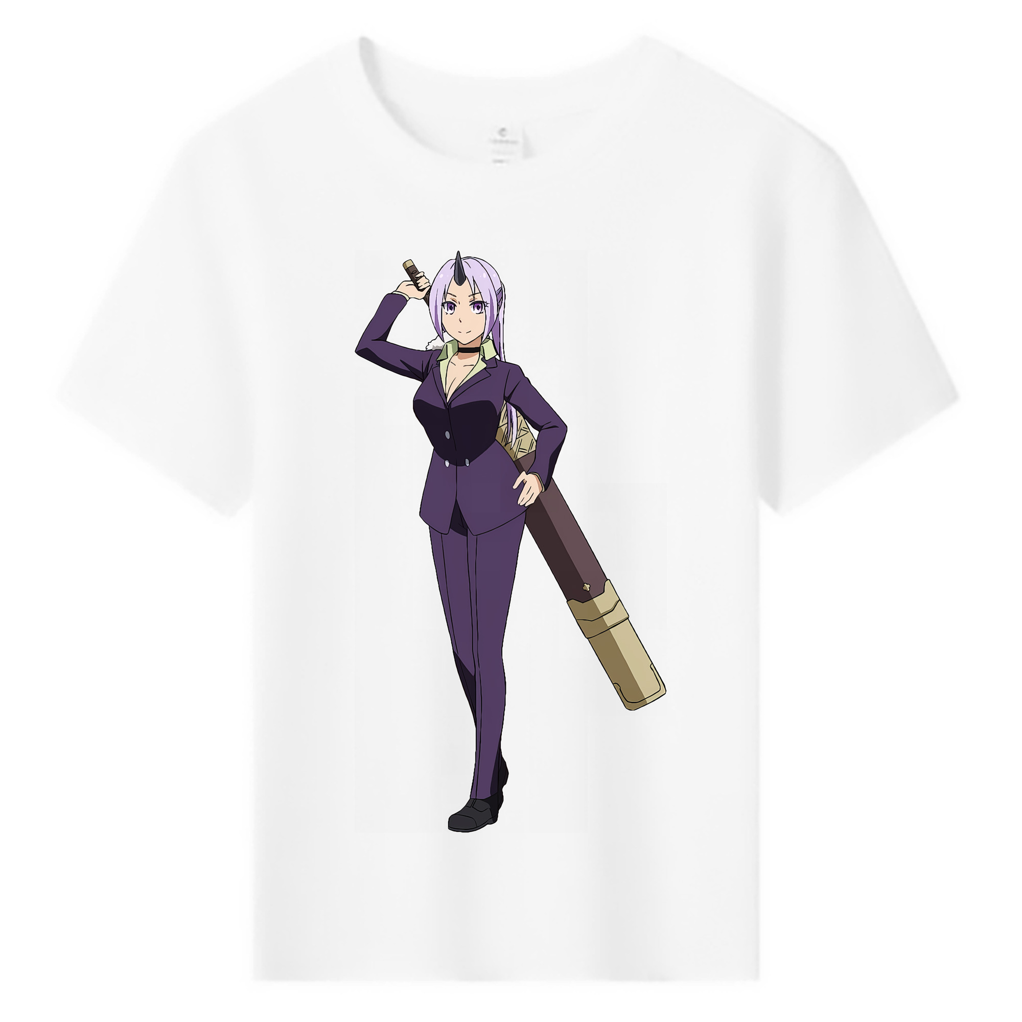 （画像用） 転スラ Regarding Reincarnated to Slime 綿100％キッズTシャツ（フロントプリント）
