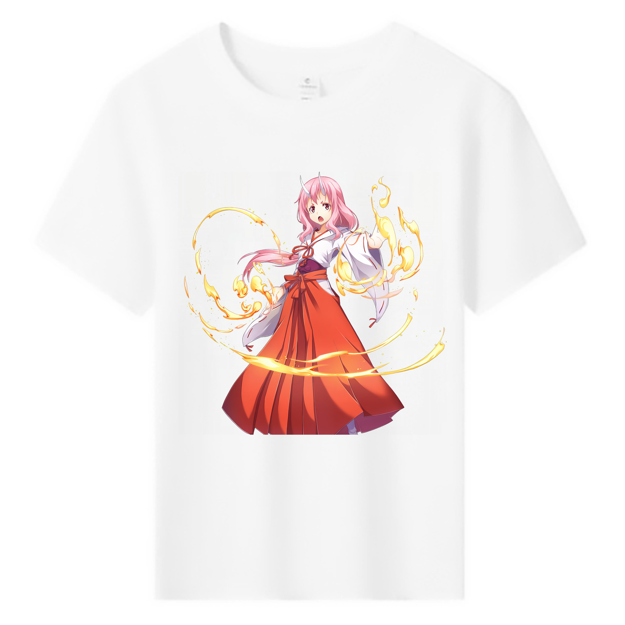 （画像用） 転スラ Regarding Reincarnated to Slime 綿100％キッズTシャツ（フロントプリント）