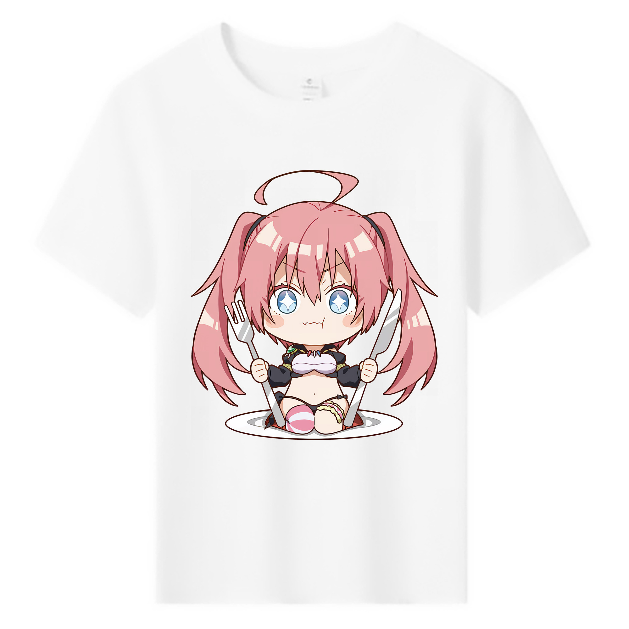 （画像用） 転スラ Regarding Reincarnated to Slime 綿100％キッズTシャツ（フロントプリント）