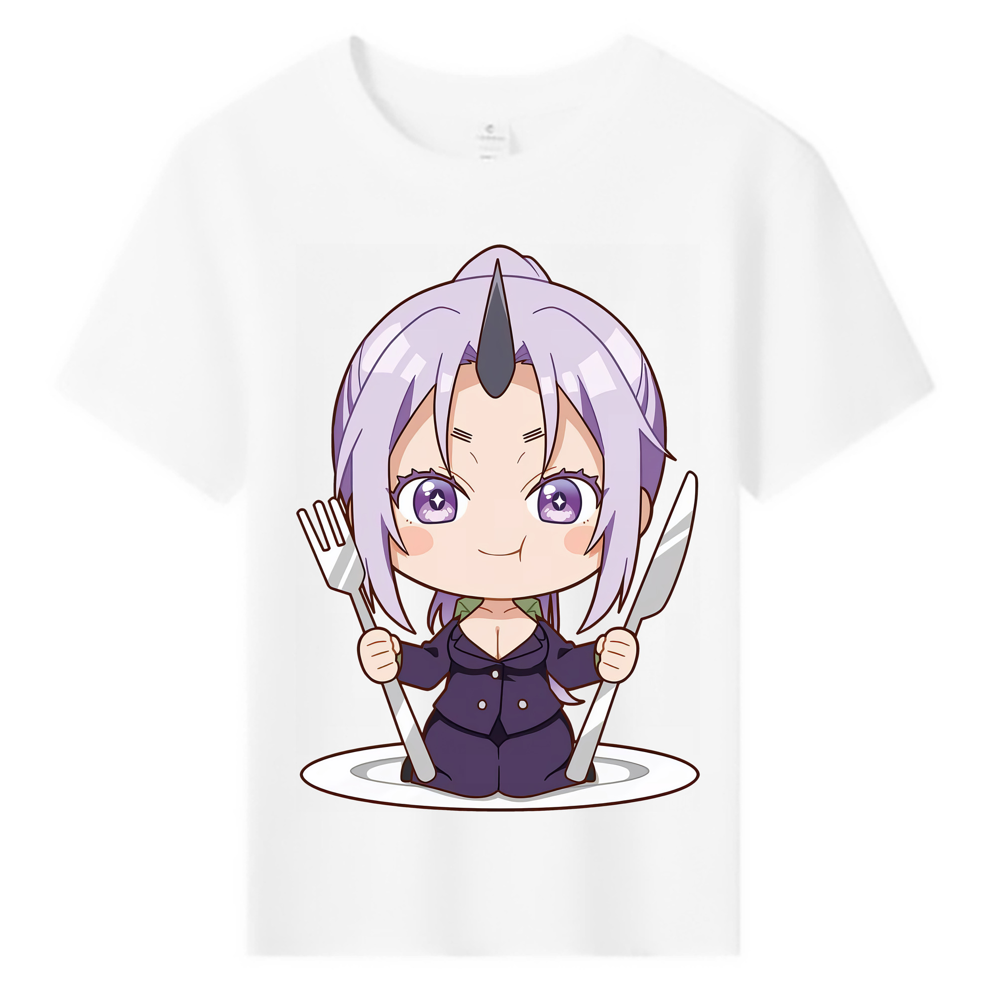 （画像用） 転スラ Regarding Reincarnated to Slime 綿100％キッズTシャツ（フロントプリント）
