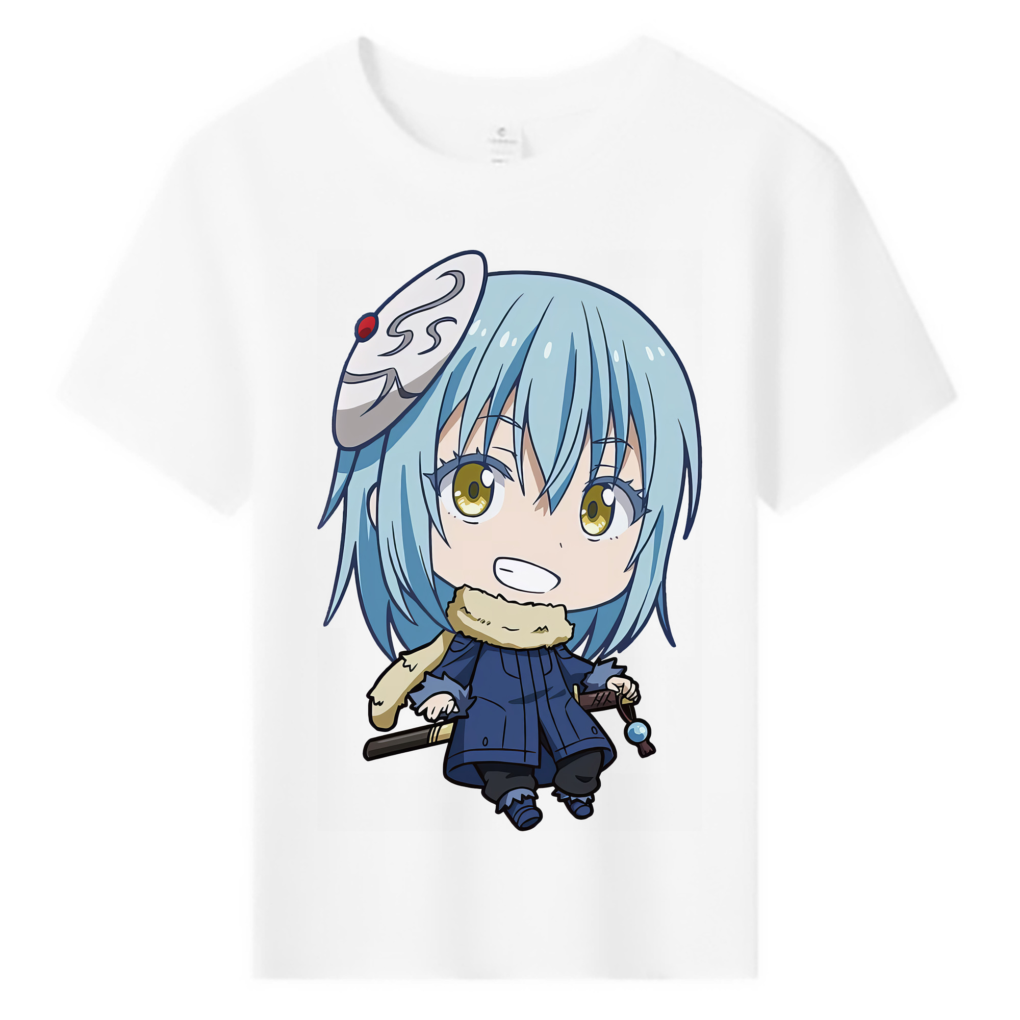 （画像用） 転スラ Regarding Reincarnated to Slime 綿100％キッズTシャツ（フロントプリント）