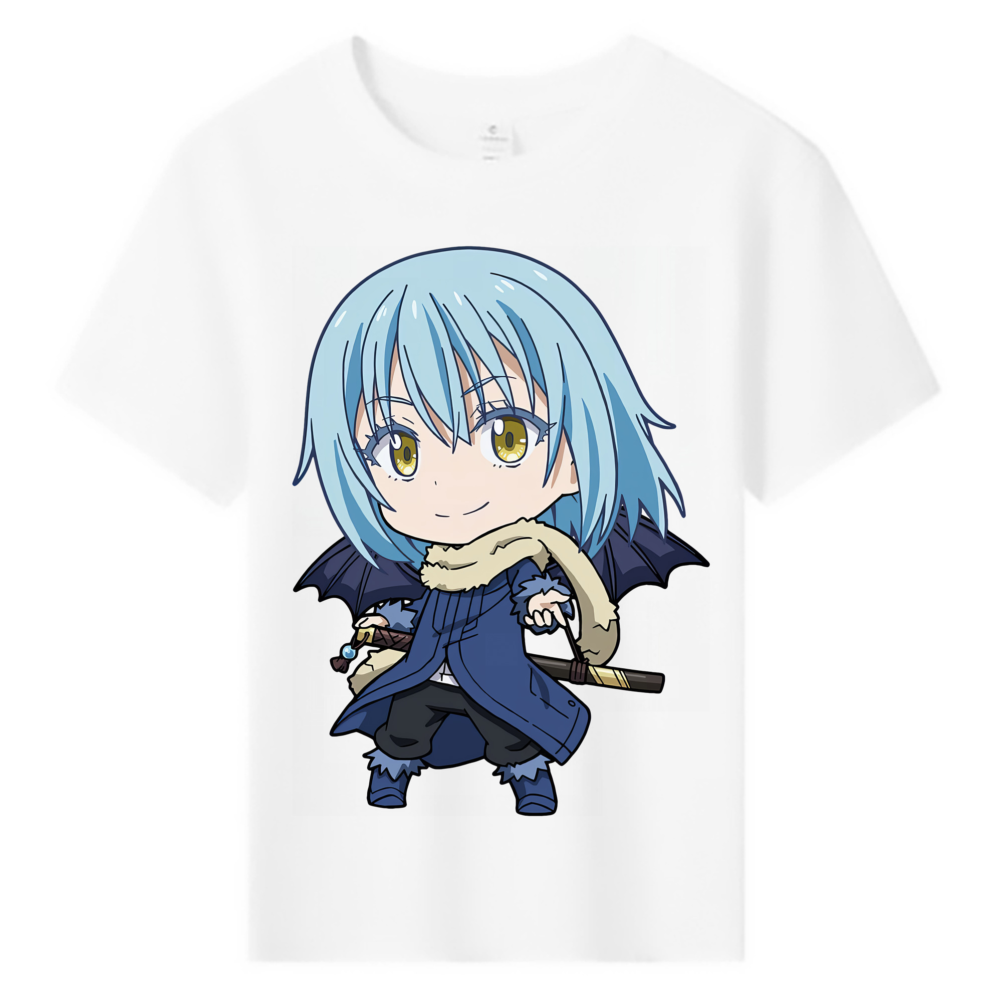 （画像用） 転スラ Regarding Reincarnated to Slime 綿100％キッズTシャツ（フロントプリント）