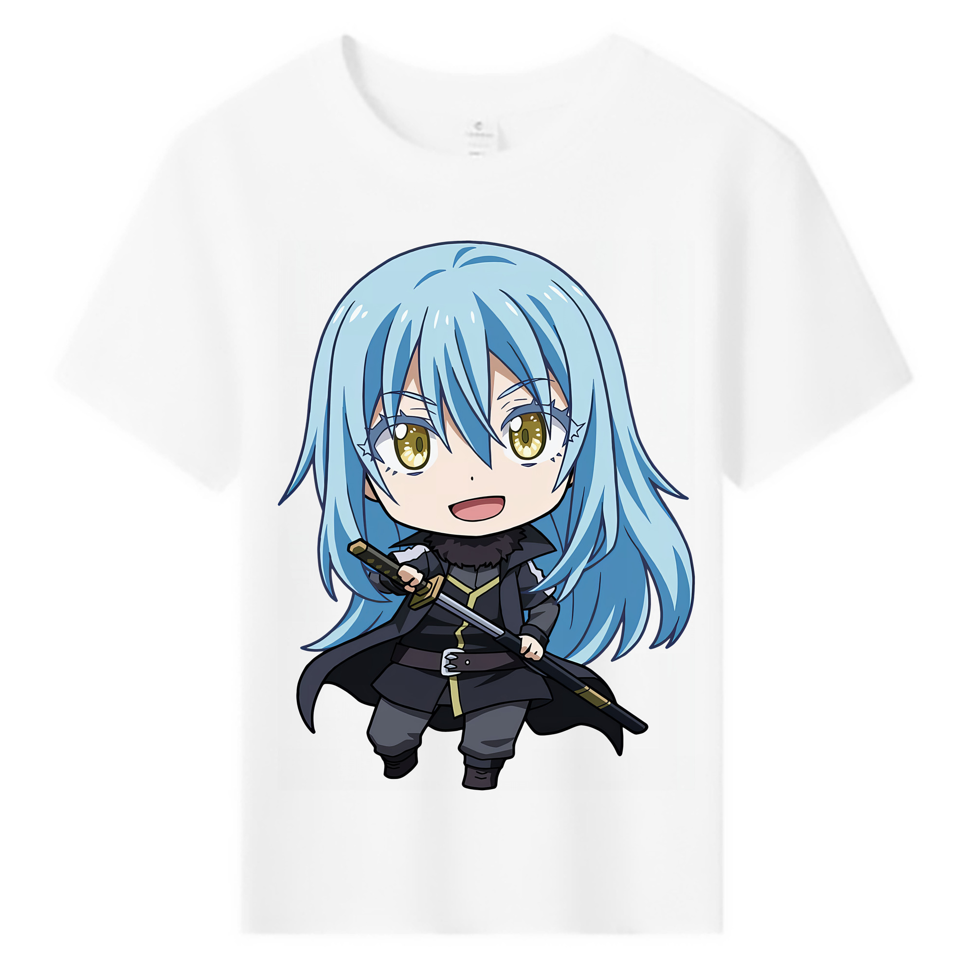 （画像用） 転スラ Regarding Reincarnated to Slime 綿100％キッズTシャツ（フロントプリント）