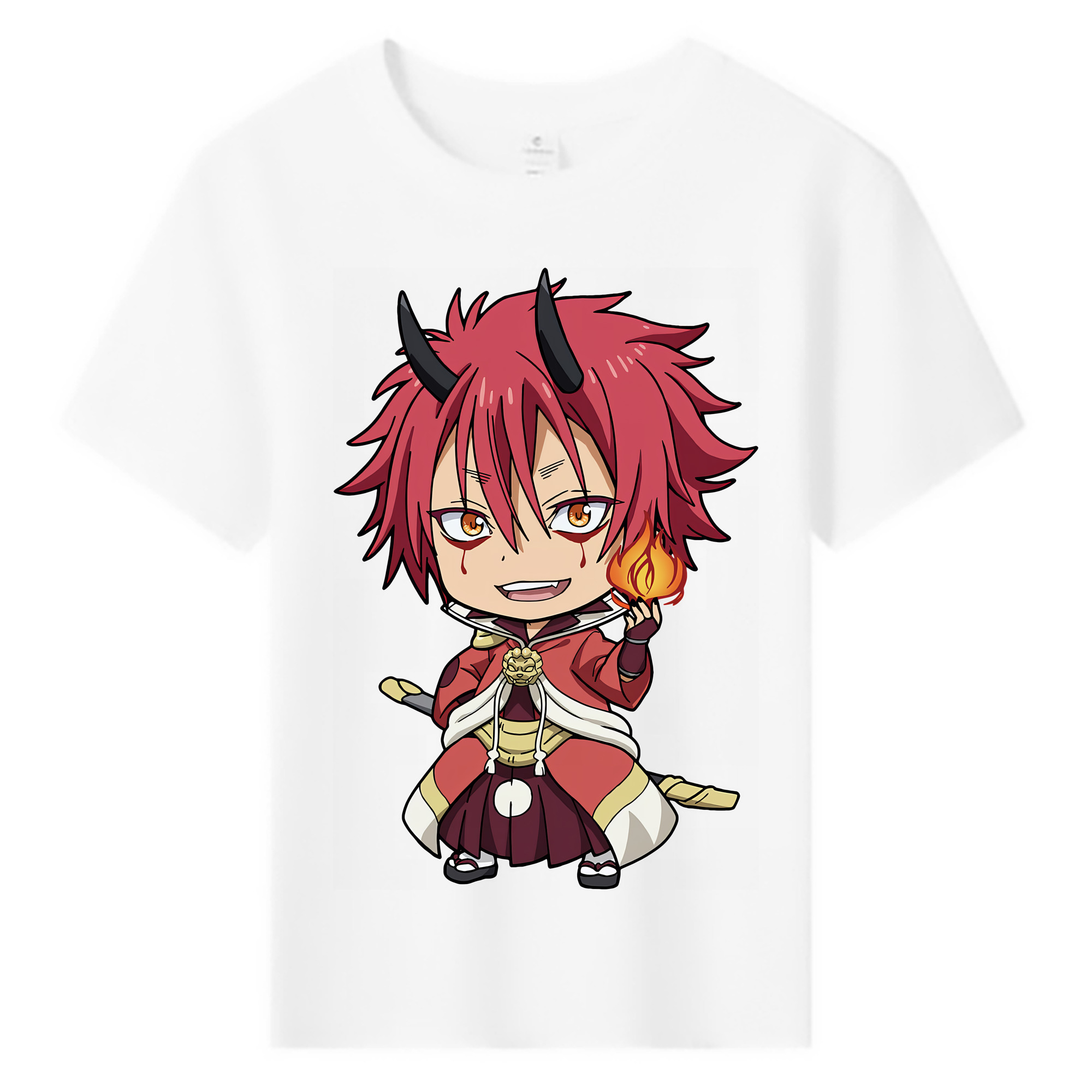 （画像用） 転スラ Regarding Reincarnated to Slime 綿100％キッズTシャツ（フロントプリント）