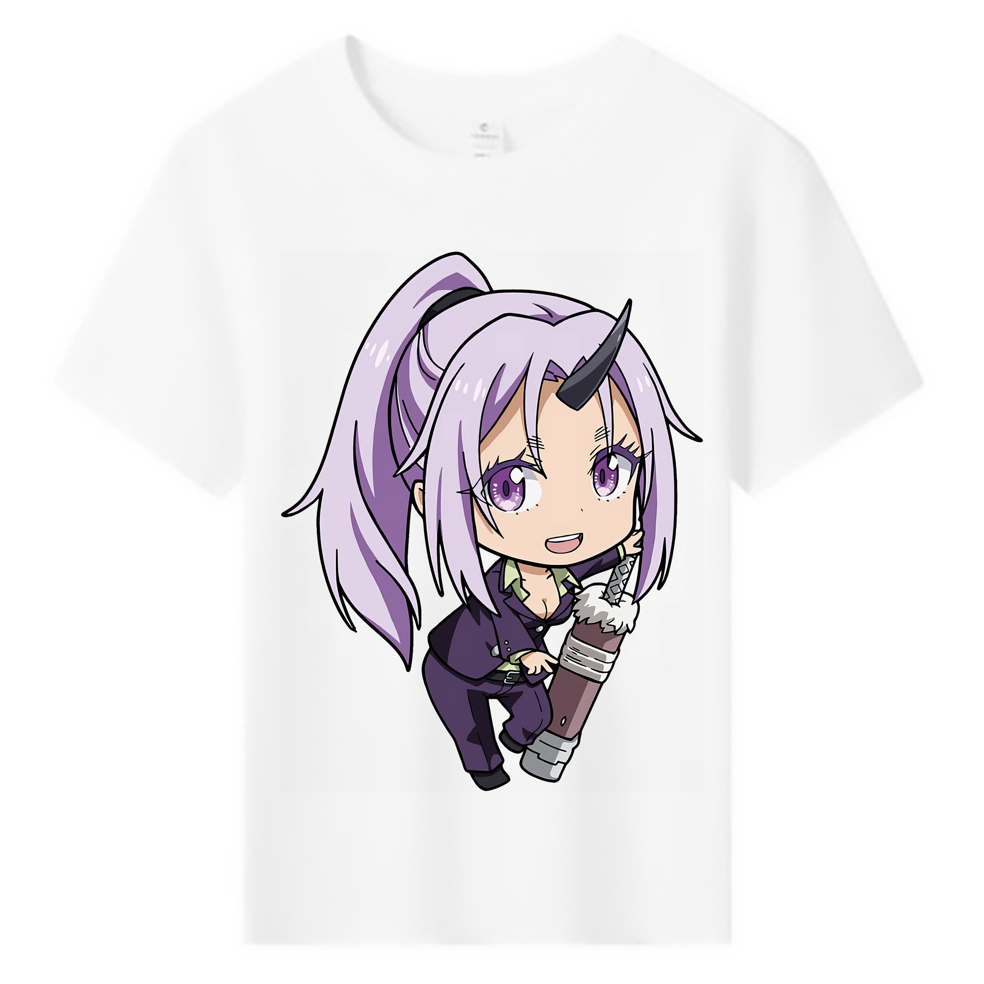 （画像用） 転スラ Regarding Reincarnated to Slime 綿100％キッズTシャツ（フロントプリント）
