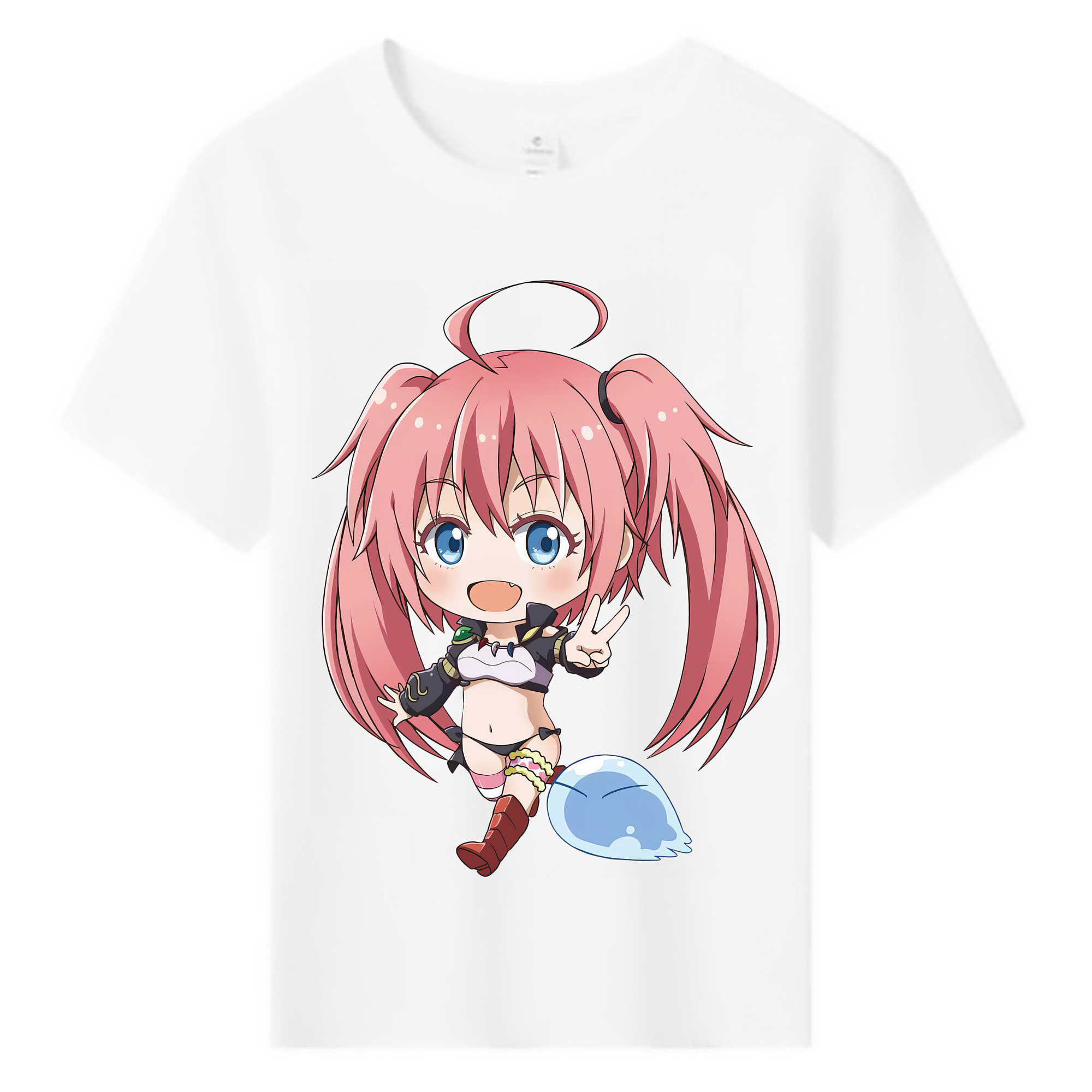 （画像用） 転スラ Regarding Reincarnated to Slime 綿100％キッズTシャツ（フロントプリント）