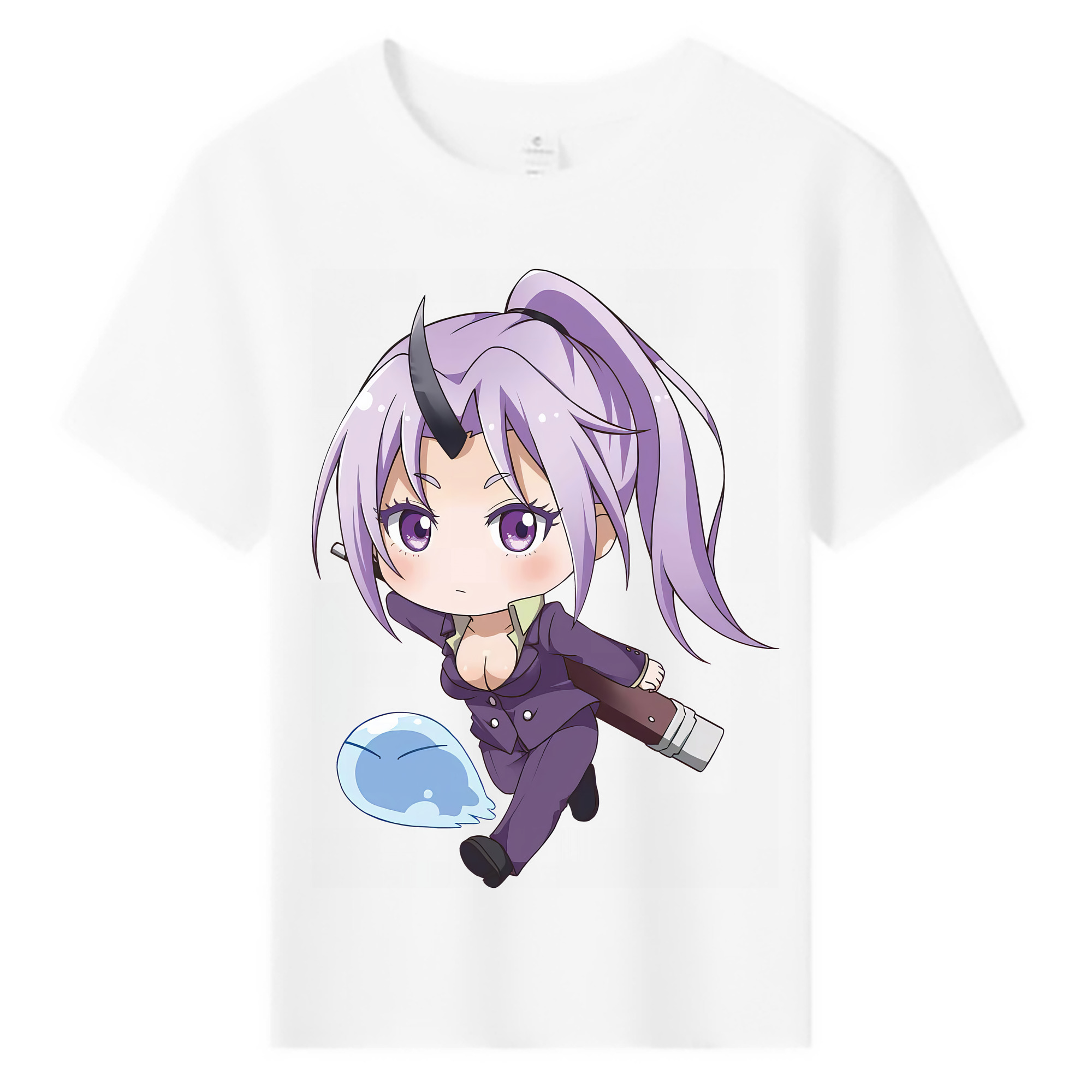 （画像用） 転スラ Regarding Reincarnated to Slime 綿100％キッズTシャツ（フロントプリント）