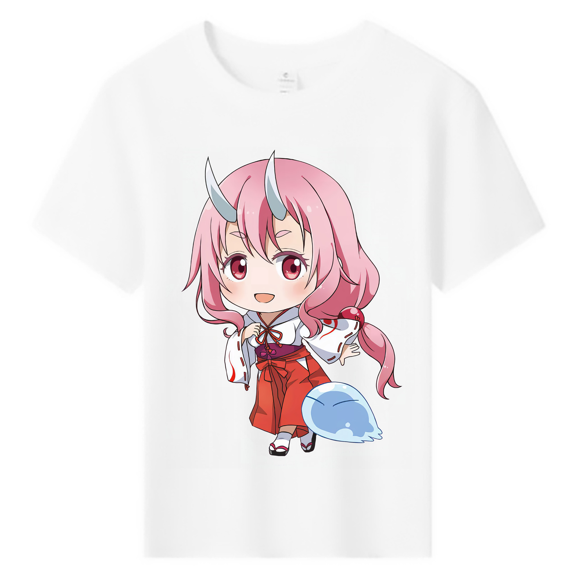 （画像用） 転スラ Regarding Reincarnated to Slime 綿100％キッズTシャツ（フロントプリント）