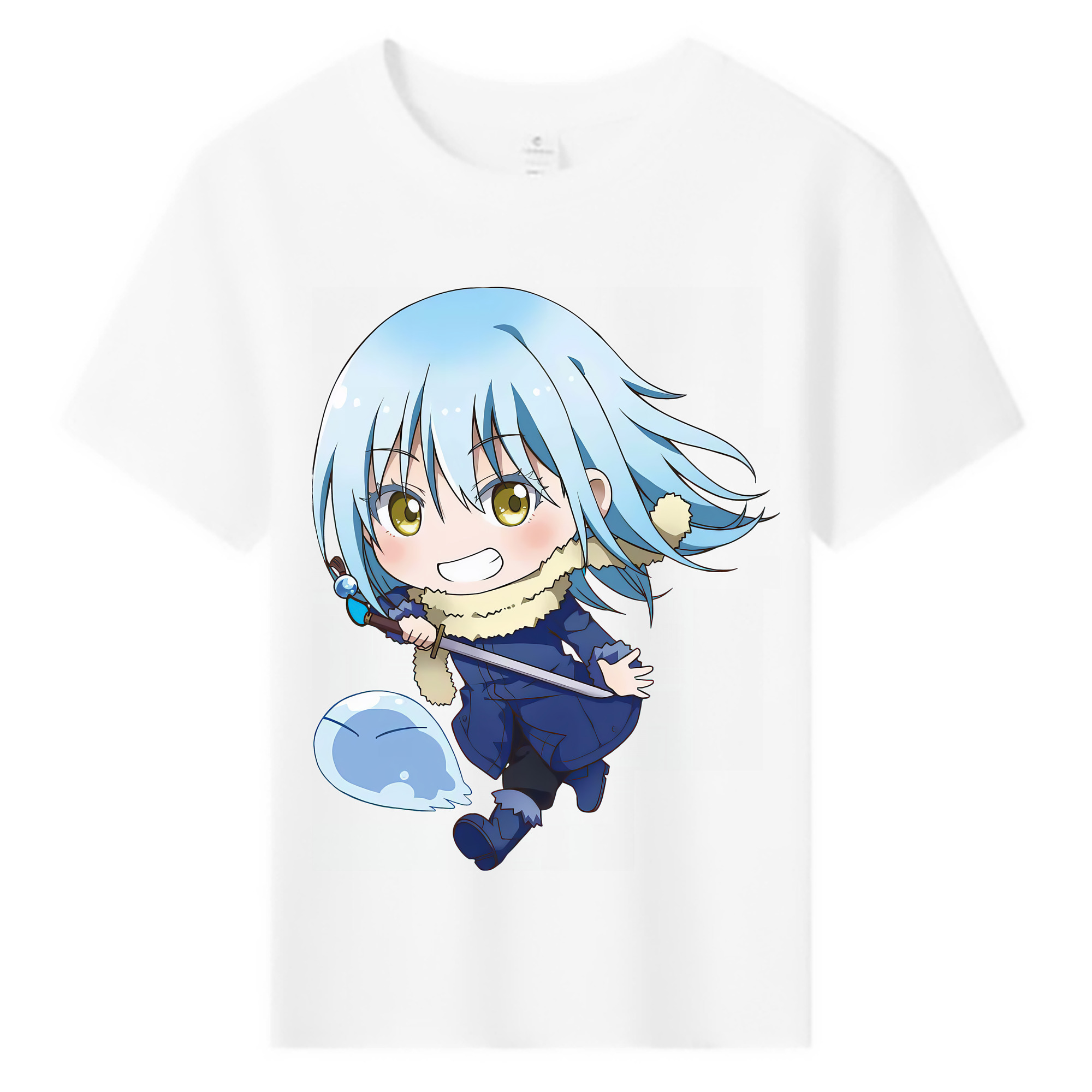 （画像用） 転スラ Regarding Reincarnated to Slime 綿100％キッズTシャツ（フロントプリント）