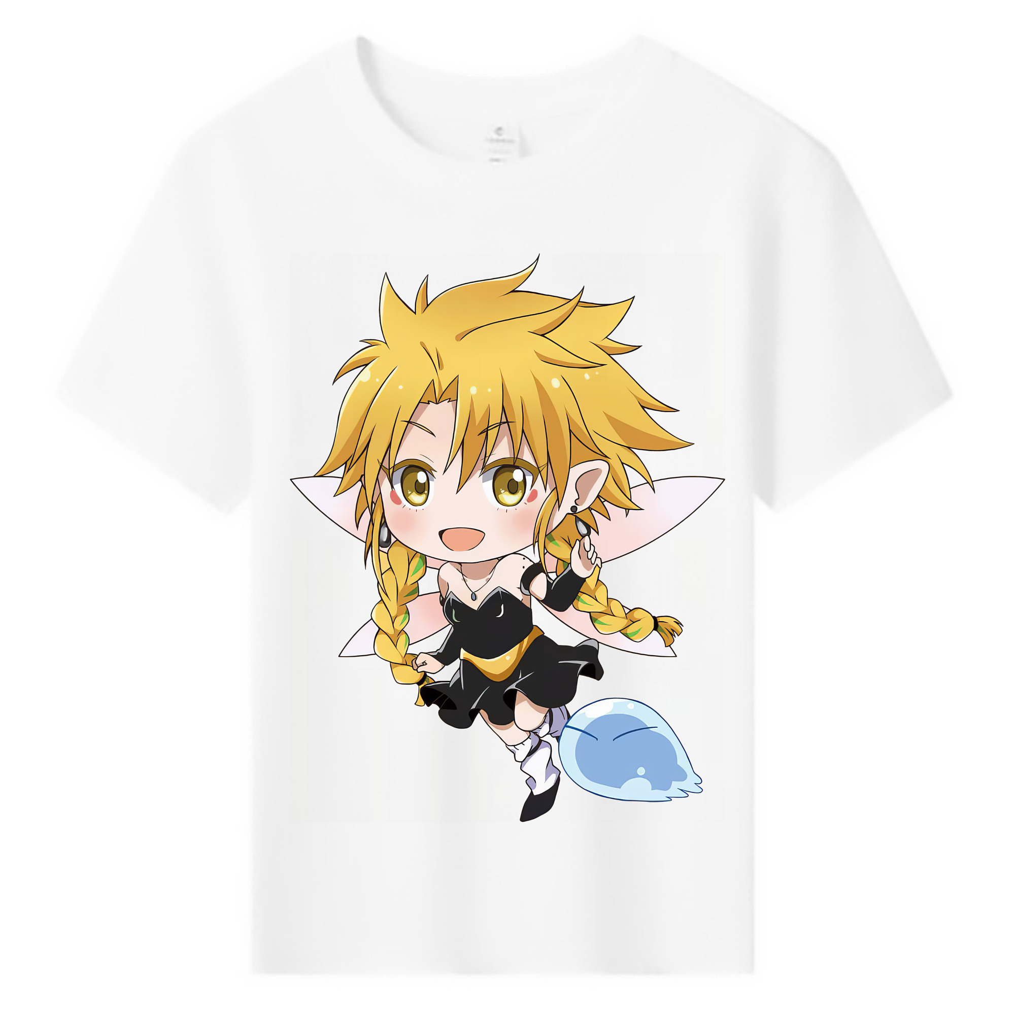 （画像用） 転スラ Regarding Reincarnated to Slime 綿100％キッズTシャツ（フロントプリント）