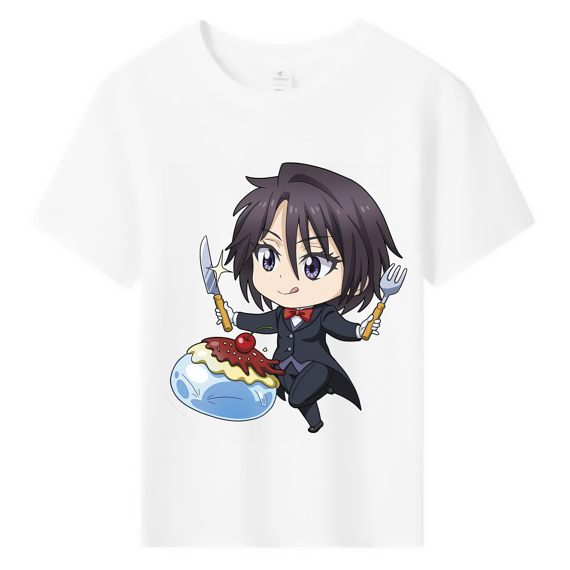 （画像用） 転スラ Regarding Reincarnated to Slime 綿100％キッズTシャツ（フロントプリント）