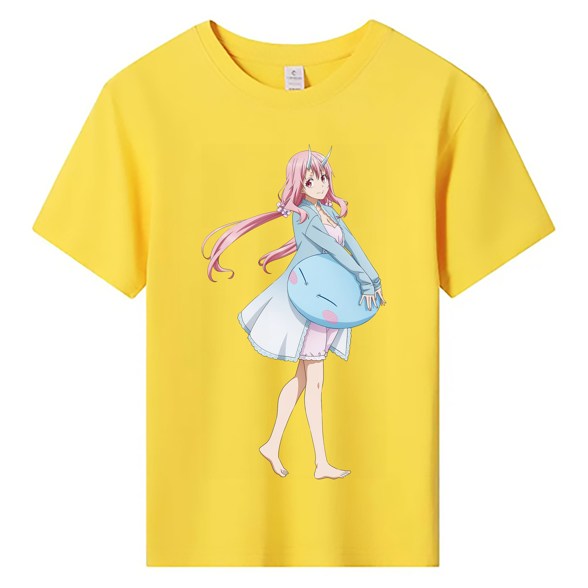 （画像用） 転スラ Regarding Reincarnated to Slime 綿100％キッズTシャツ（フロントプリント）