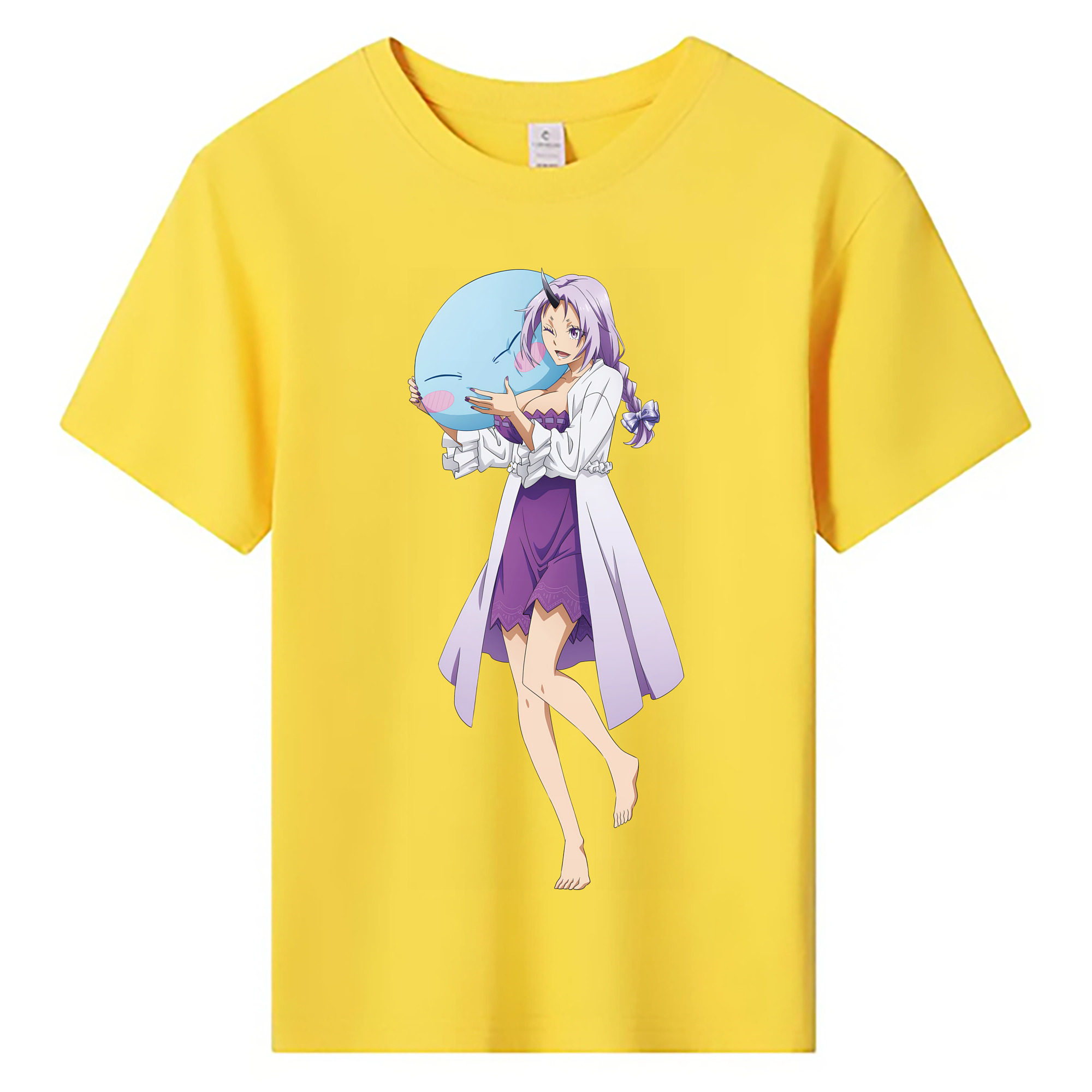 （画像用） 転スラ Regarding Reincarnated to Slime 綿100％キッズTシャツ（フロントプリント）