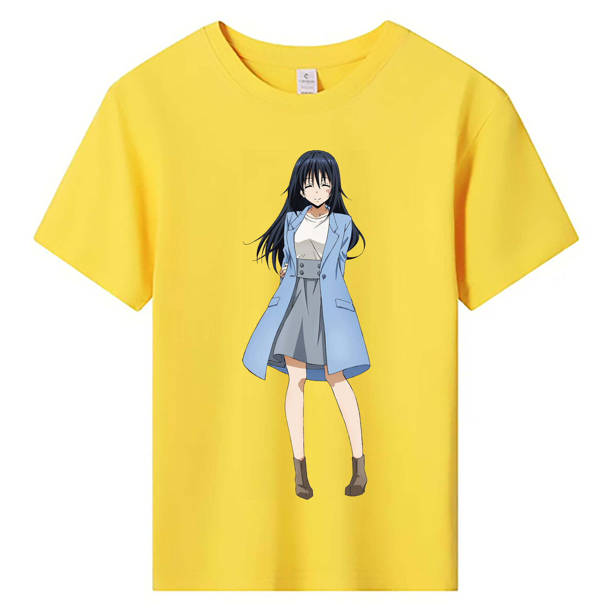 （画像用） 転スラ Regarding Reincarnated to Slime 綿100％キッズTシャツ（フロントプリント）